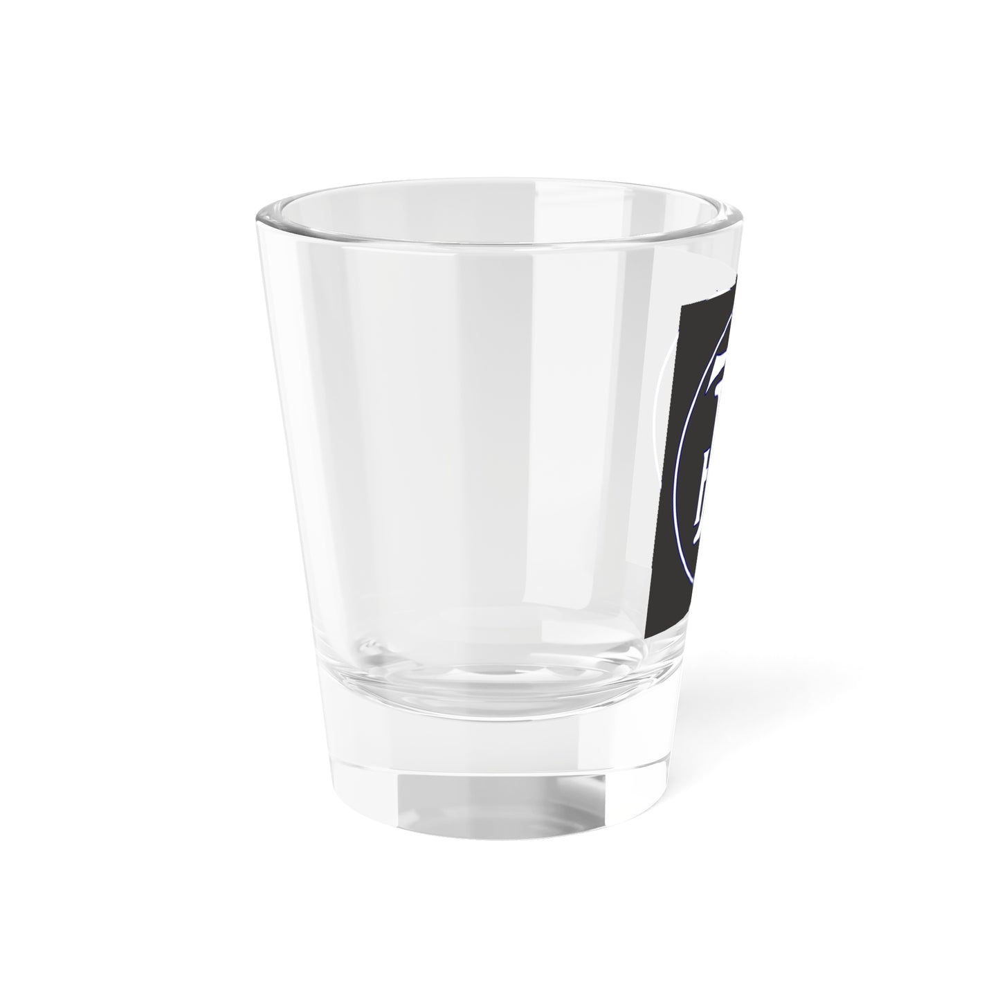 Stacked Logo In Circle Shot Glass