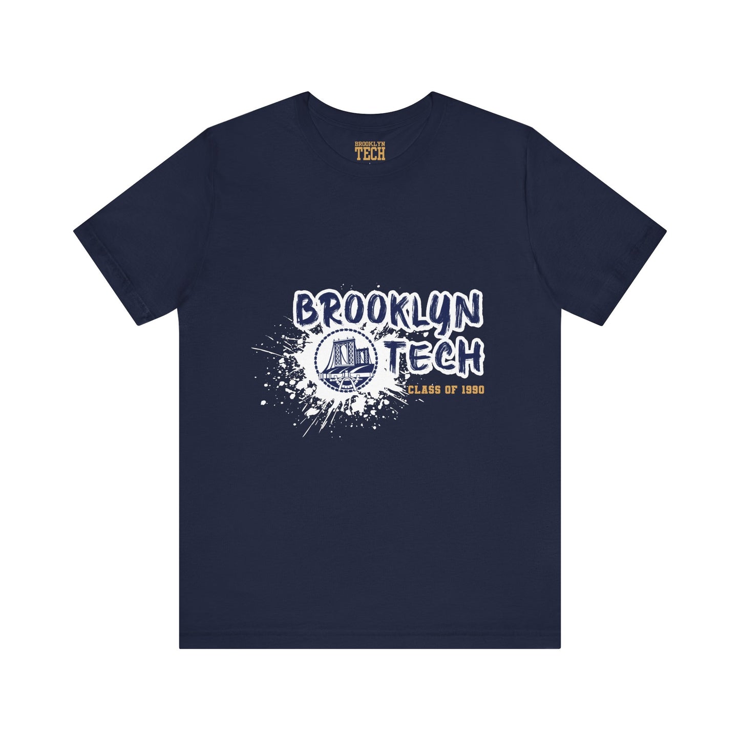 Class Of 1990 Commemorative Unisex Jersey Short Sleeve T-Shirt - Gold Font