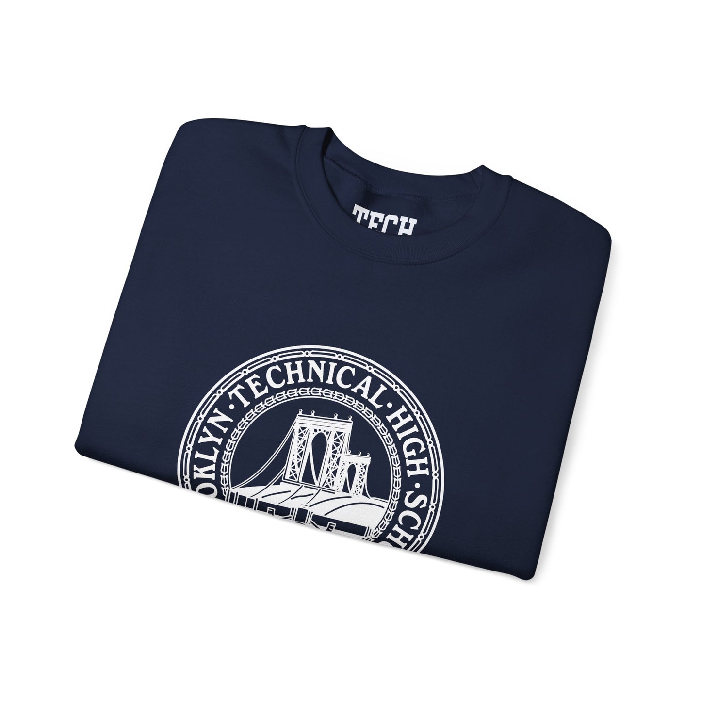Classic Tech Logo - Men's Heavy Blend Crewneck Sweatshirt