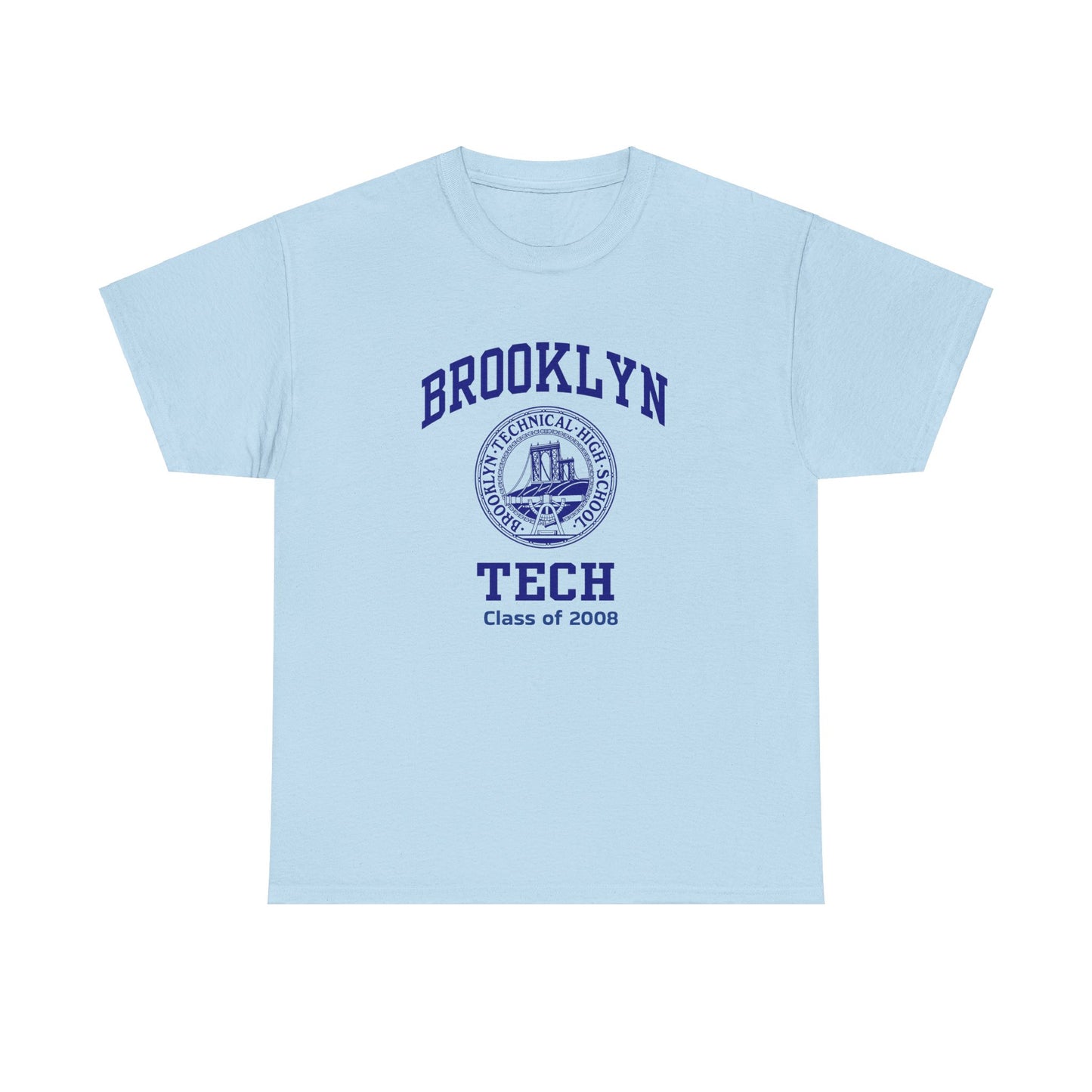 Brooklyn Tech Classic Logo - Men's Heavy Cotton T-Shirt - Class Of 2008