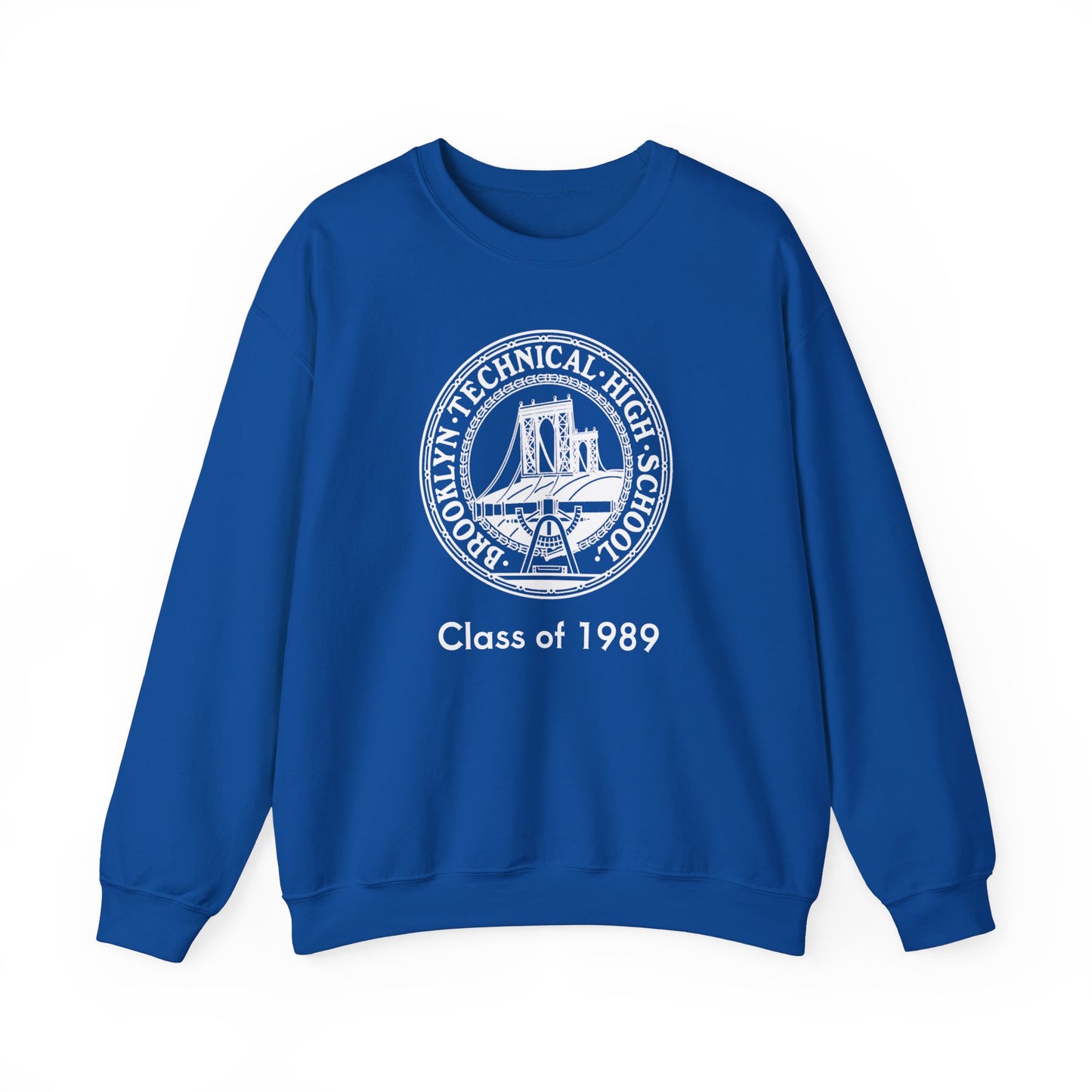 Classic Tech Logo - Men's Heavy Blend Crewneck Sweatshirt - Class Of 1989