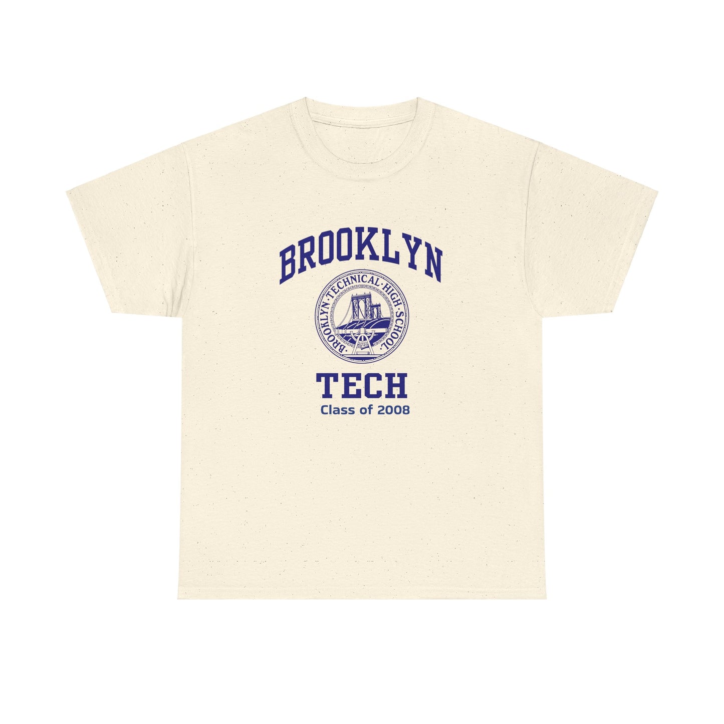 Brooklyn Tech Classic Logo - Men's Heavy Cotton T-Shirt - Class Of 2008