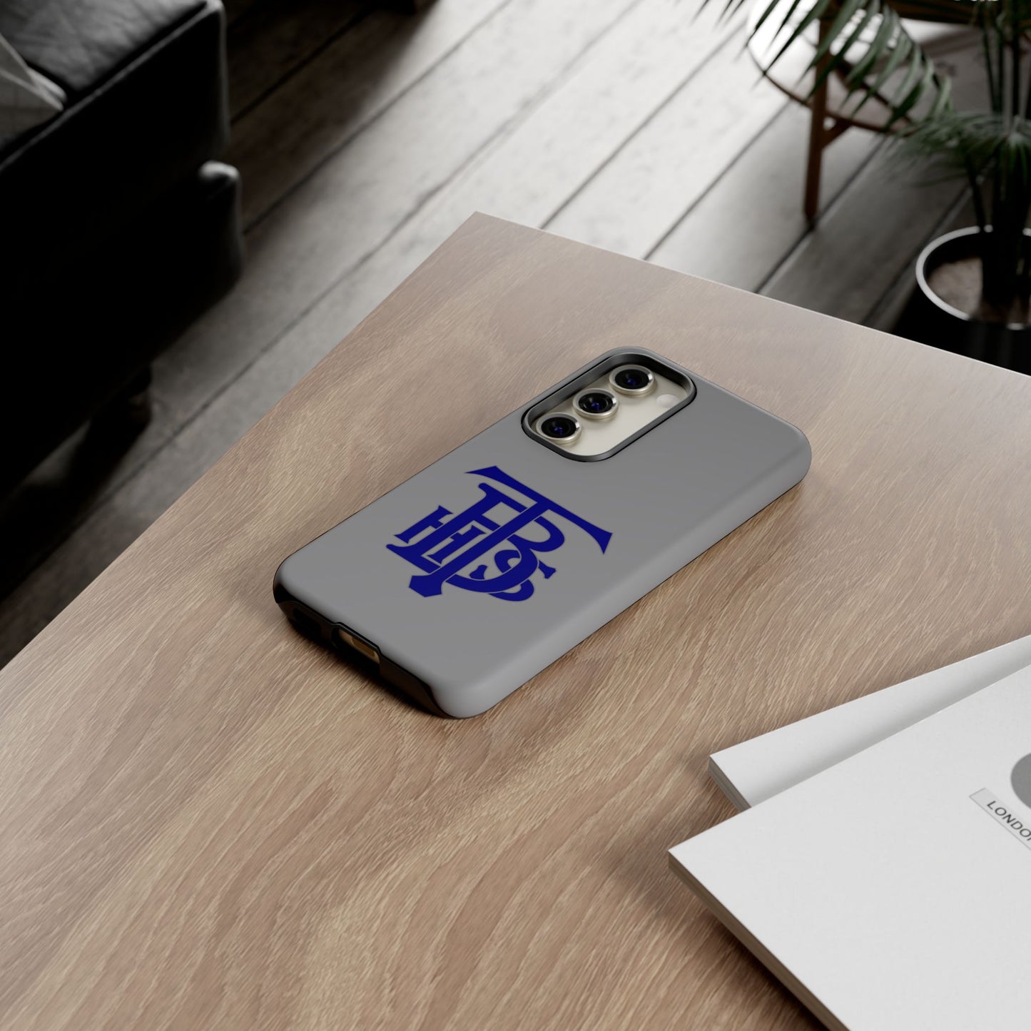 Stacked Logo - Tough Phone Cases - Gray - Samsung phones