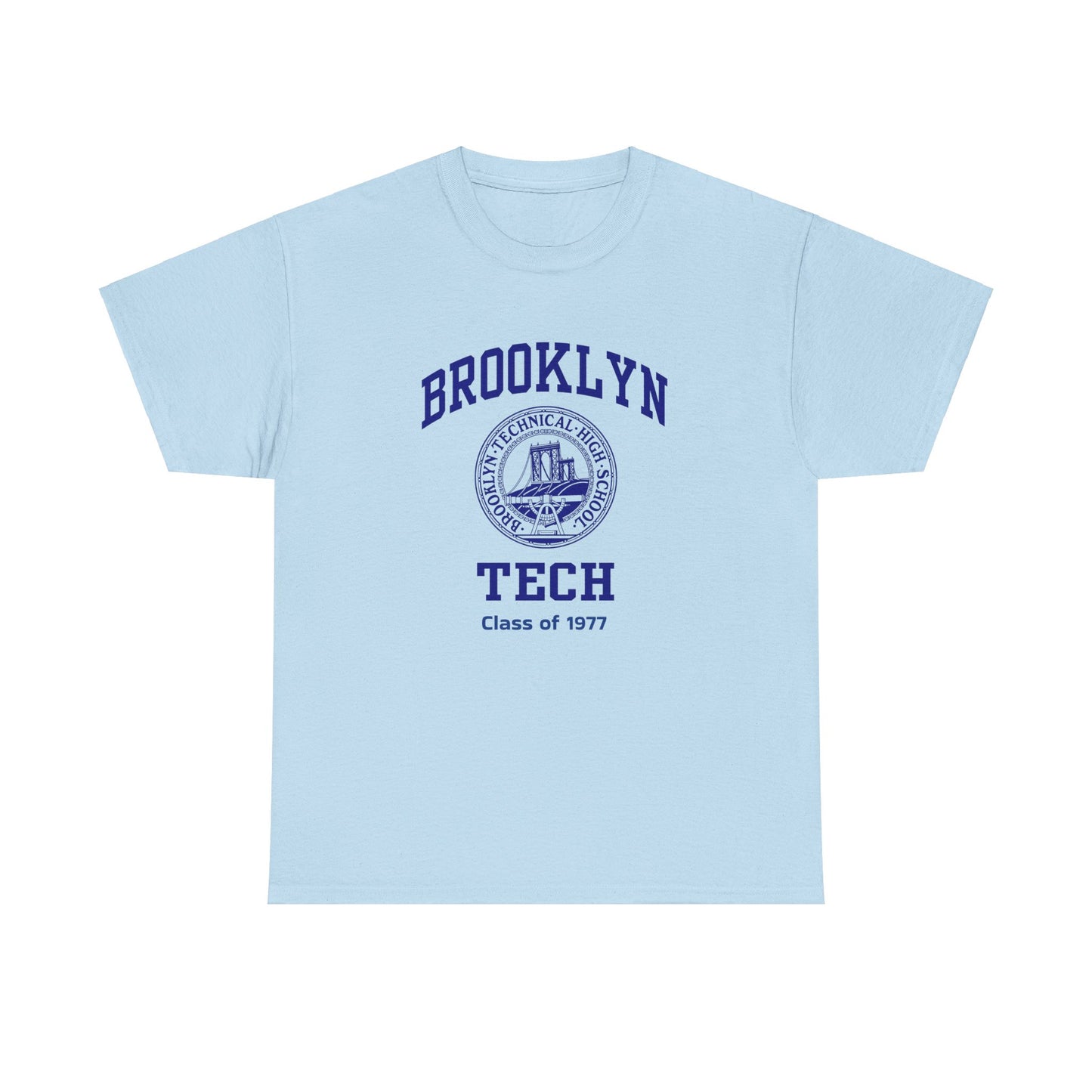 Brooklyn Tech Classic Logo - Men's Heavy Cotton T-Shirt - Class Of 1977