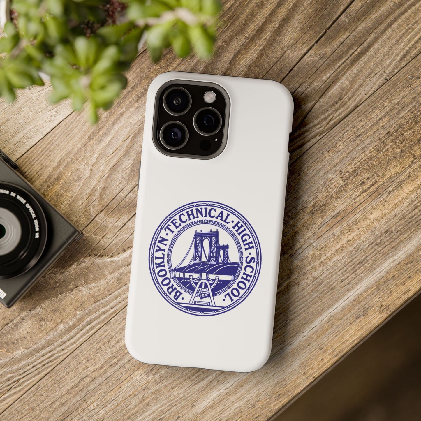 Classic Tech Seal - Impact-Resistant Phone Cases - Iphone Or Samsung - White