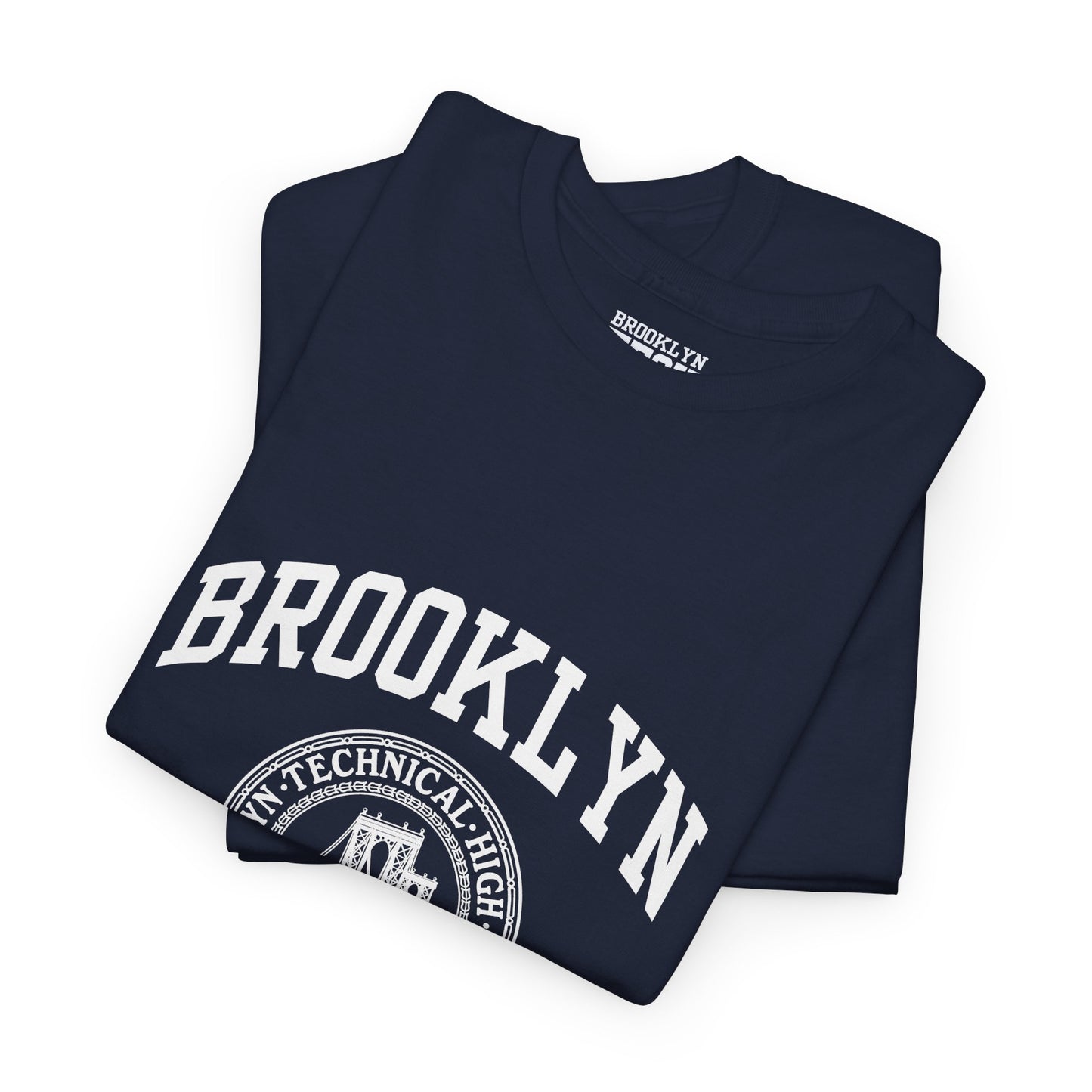 Brooklyn Tech Classic Logo - Men's Heavy Cotton Tee