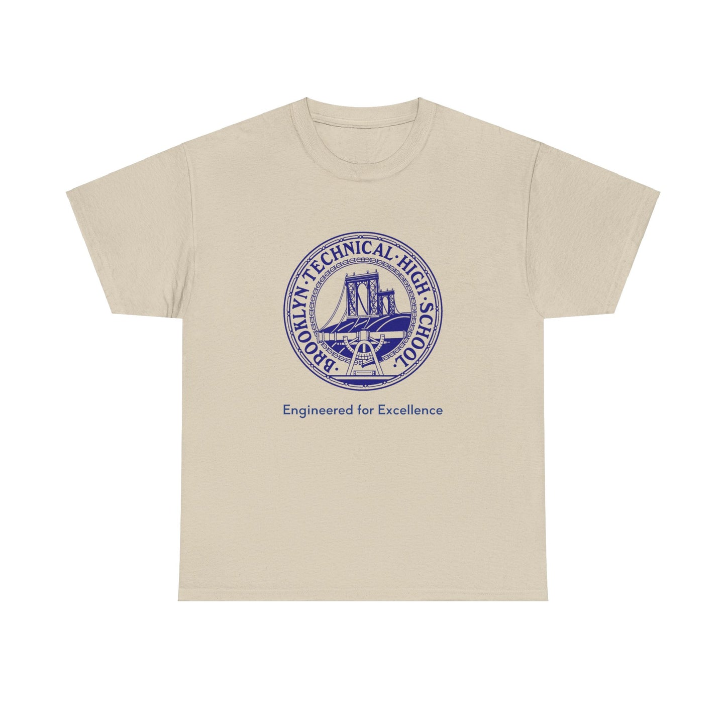Classic Tech Logo - Engineered For Excellence - Men's Heavy Cotton T-Shirt