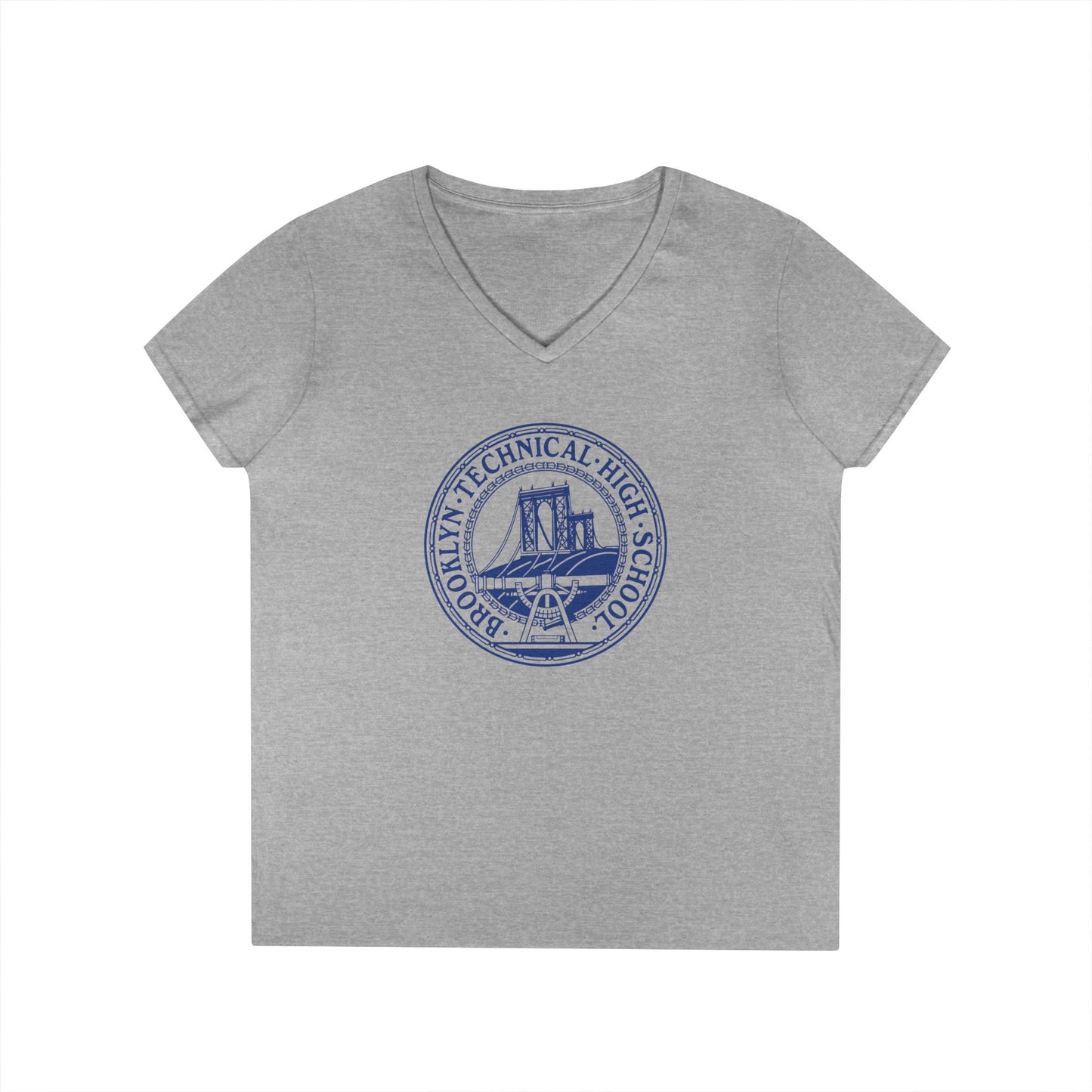 Classic Tech Logo - Ladies' V-Neck T-Shirt