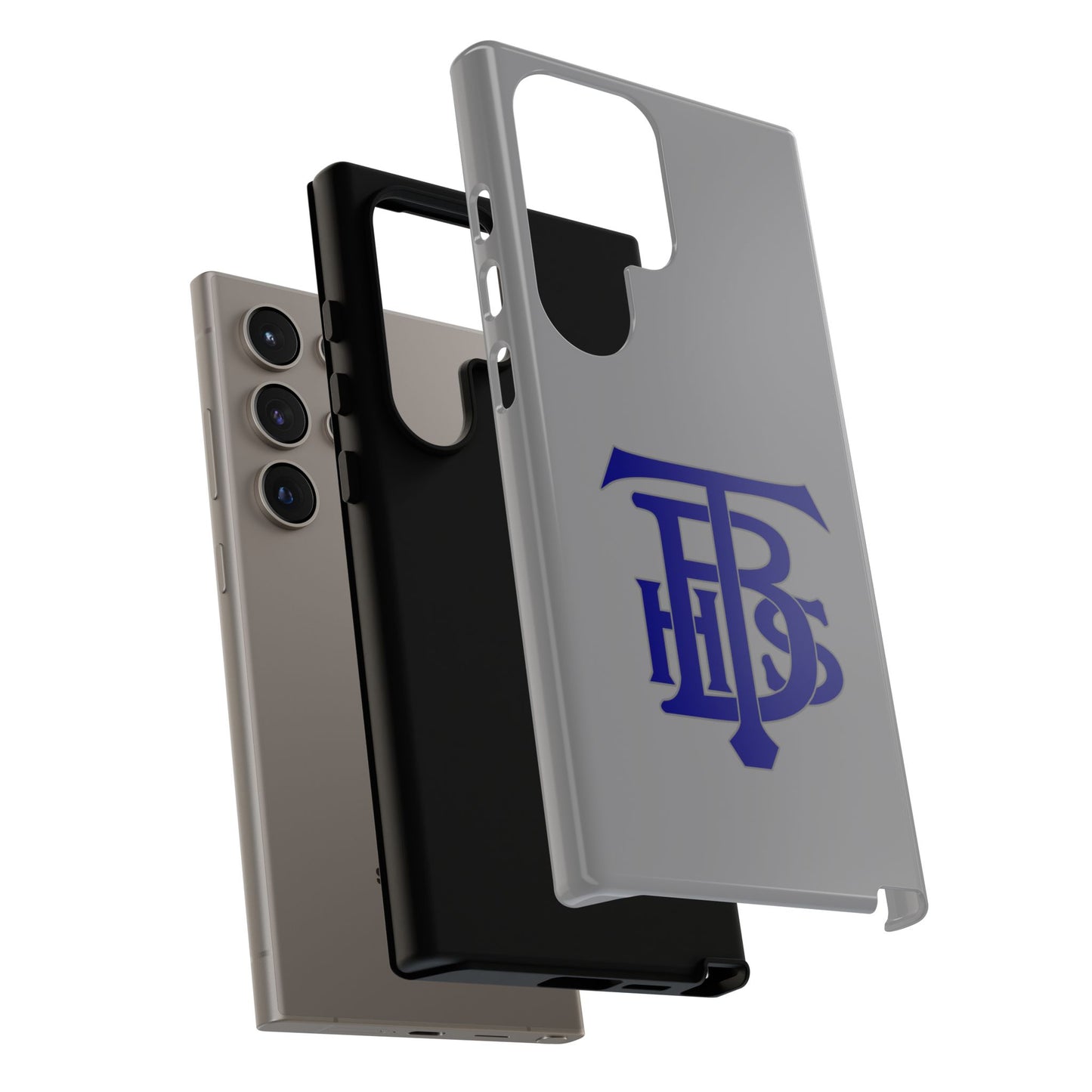 Stacked Logo - Tough Phone Cases - Gray - Samsung phones