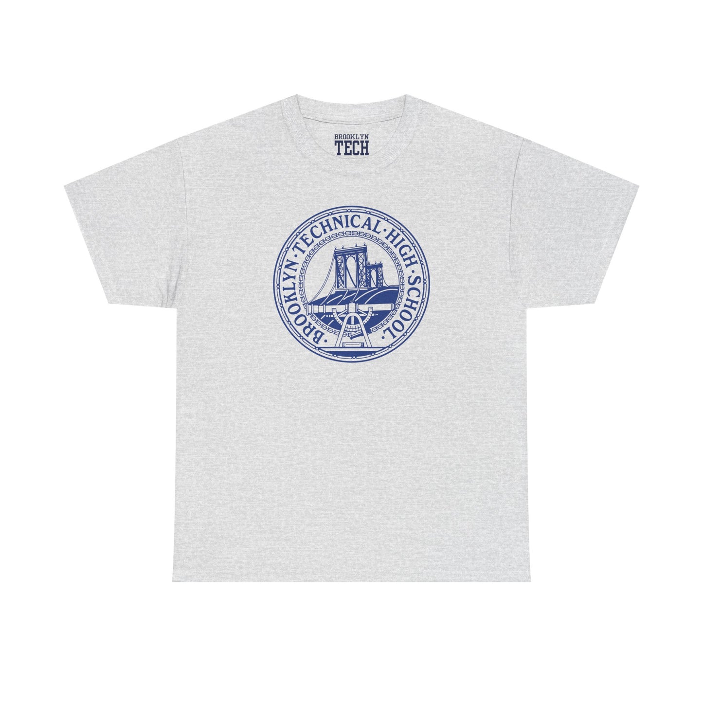 Classic Tech Logo - Blue Graphic - Men's Heavy Cotton Tee