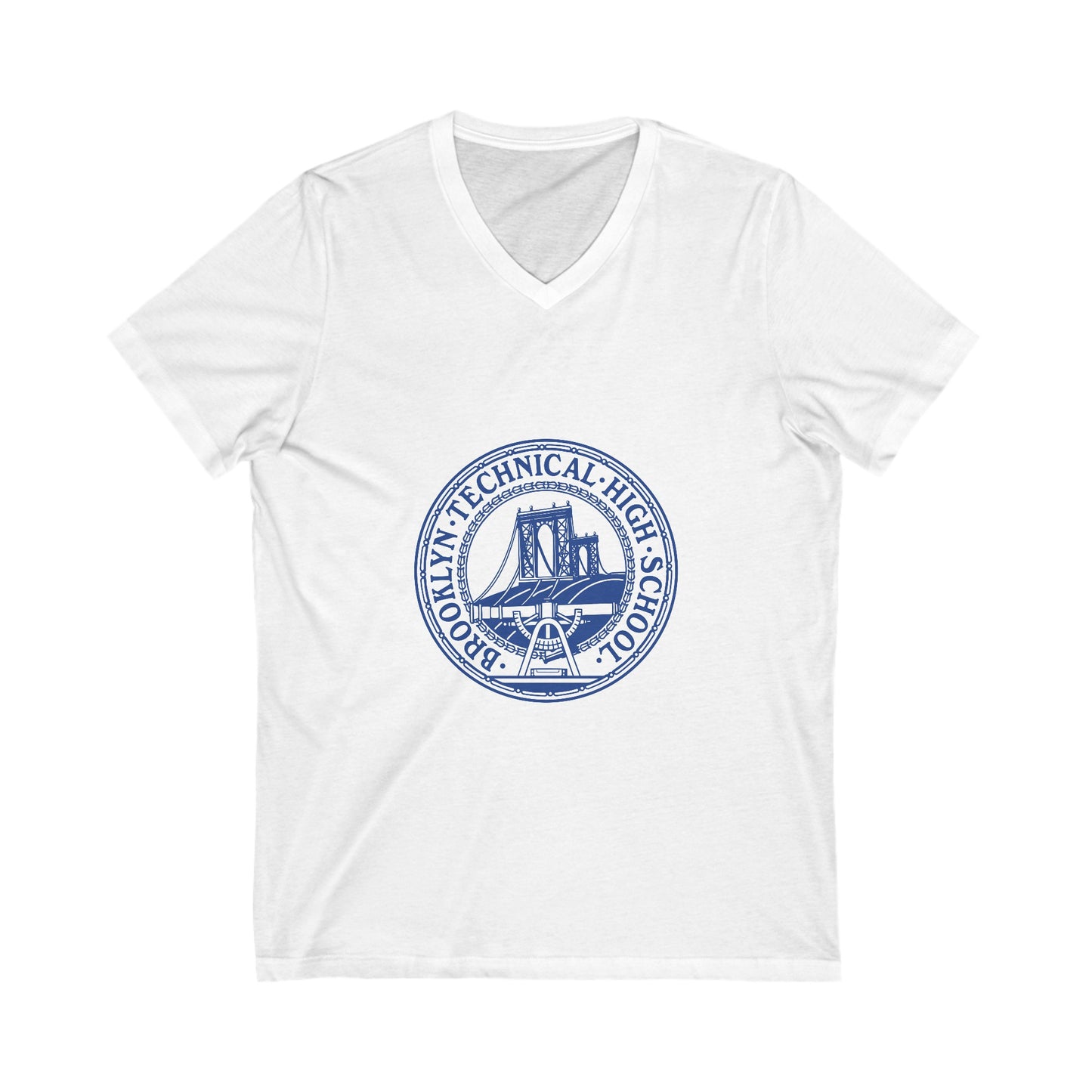 Classic Tech Logo - Men's Short Sleeve V-Neck Jersey