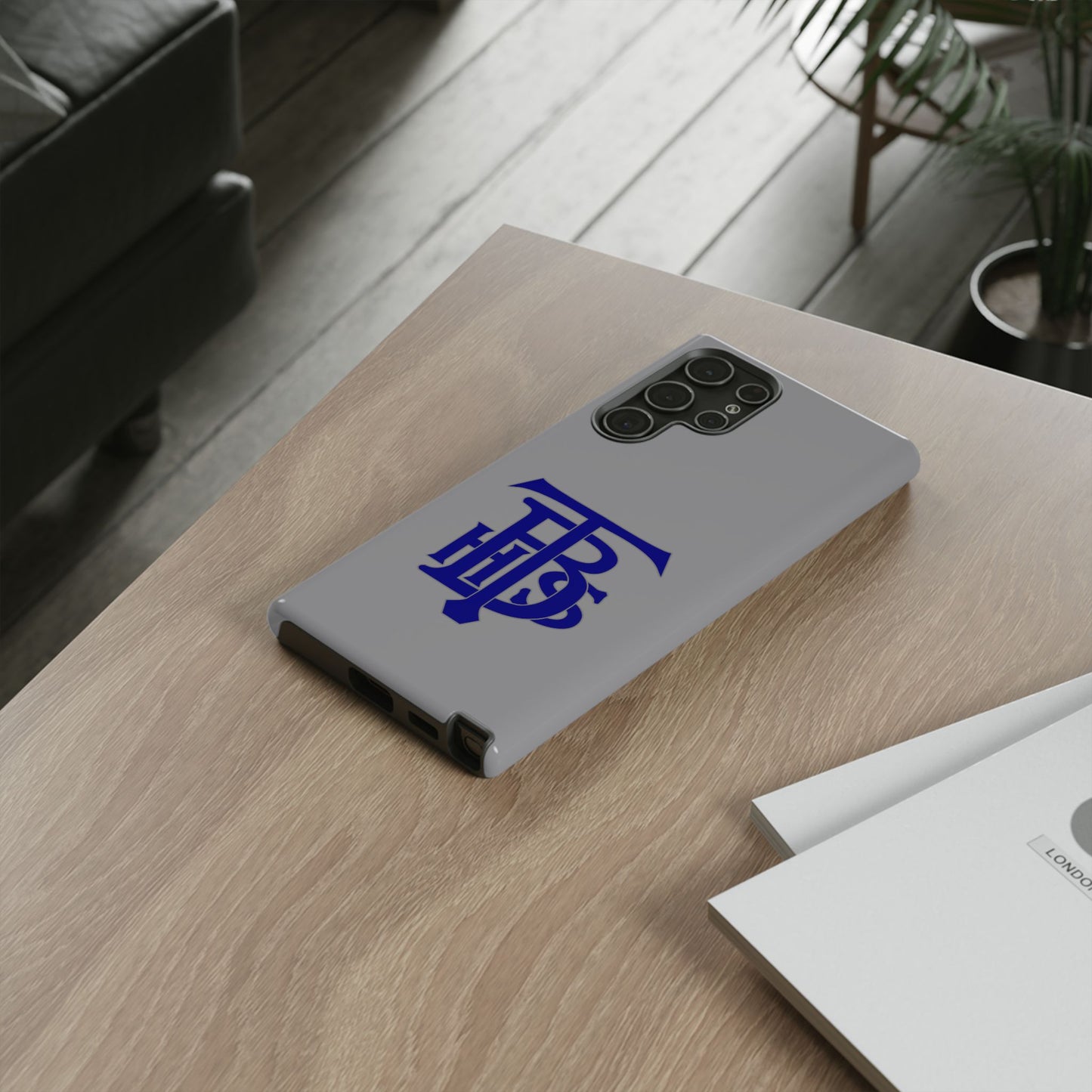 Stacked Logo - Tough Phone Cases - Gray - Samsung phones