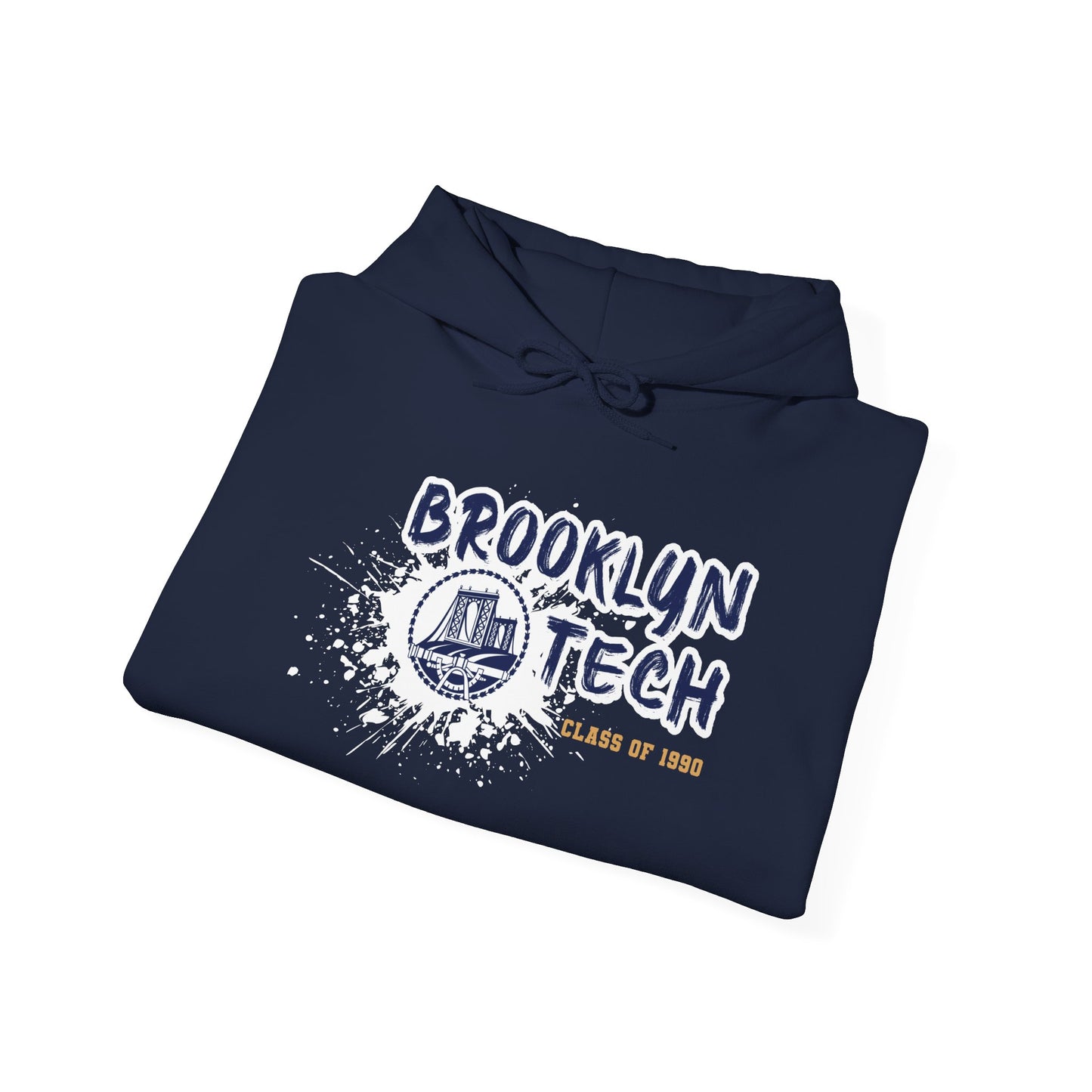 Class Of 1990 Commemorative Unisex Heavy Blend™ Hooded Sweatshirt - Gold Font