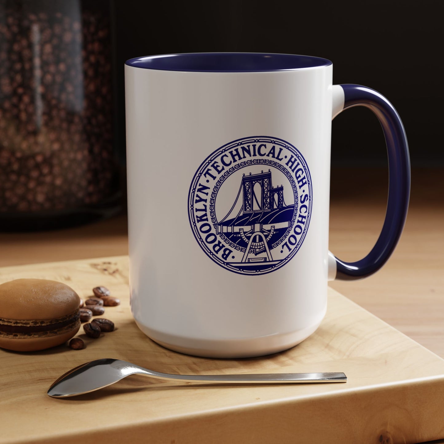 Classic Tech Logo - Accent Coffee Mug - White