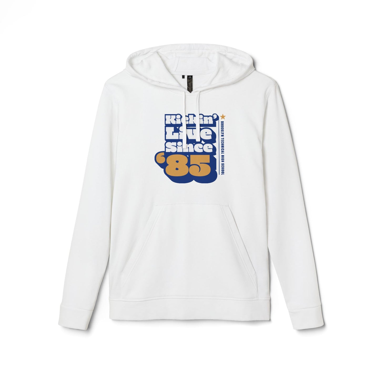 Class Of 1985 Commemorative Adidas Unisex Fleece Hoodie - Kickin' Live Since '85