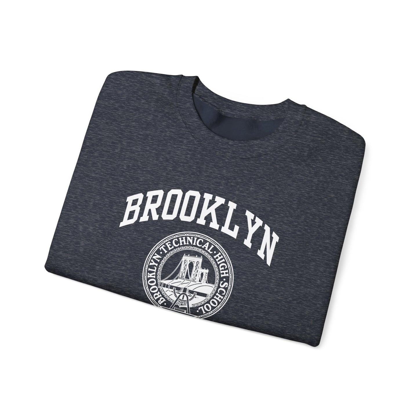 Brooklyn Tech Classic Logo - Men's Heavy Blend™ Crewneck Sweatshirt - Class Of 2019