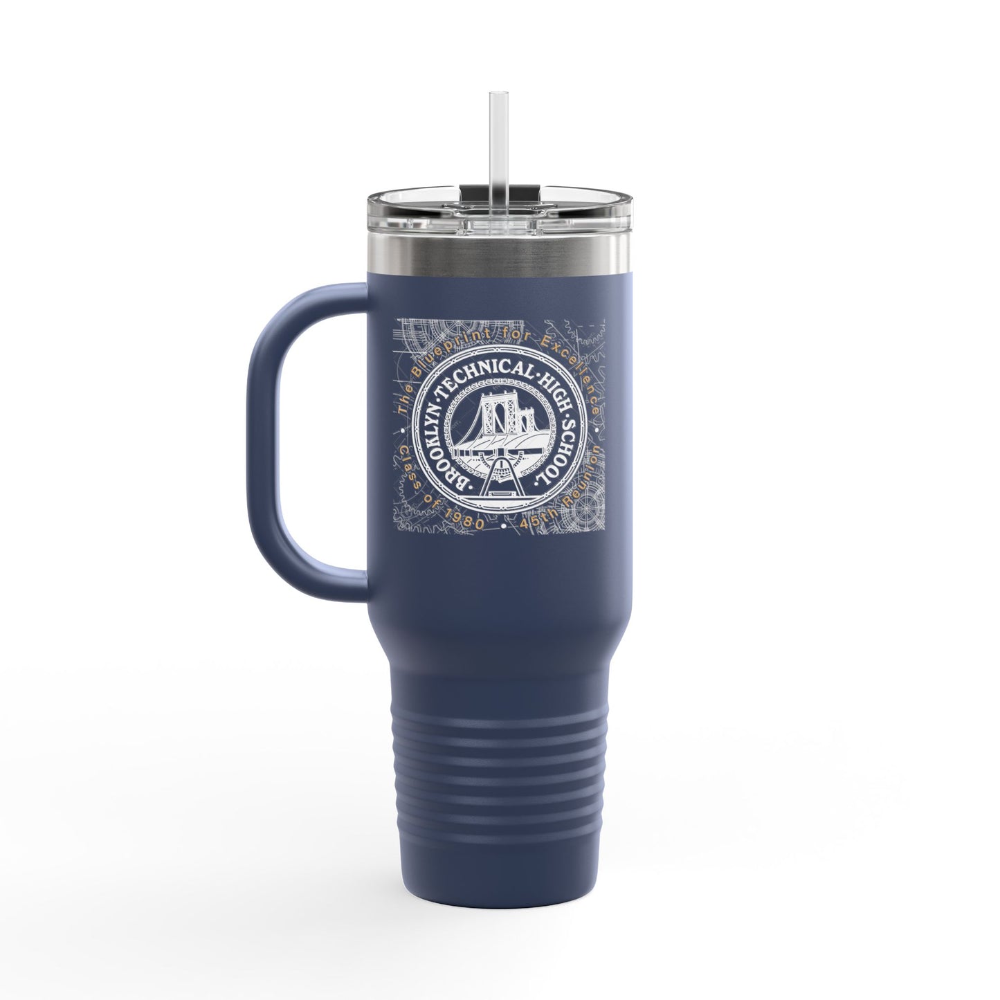 The Blueprint For Excellence - Insulated Travel Mug 40oz - Class Of 1980