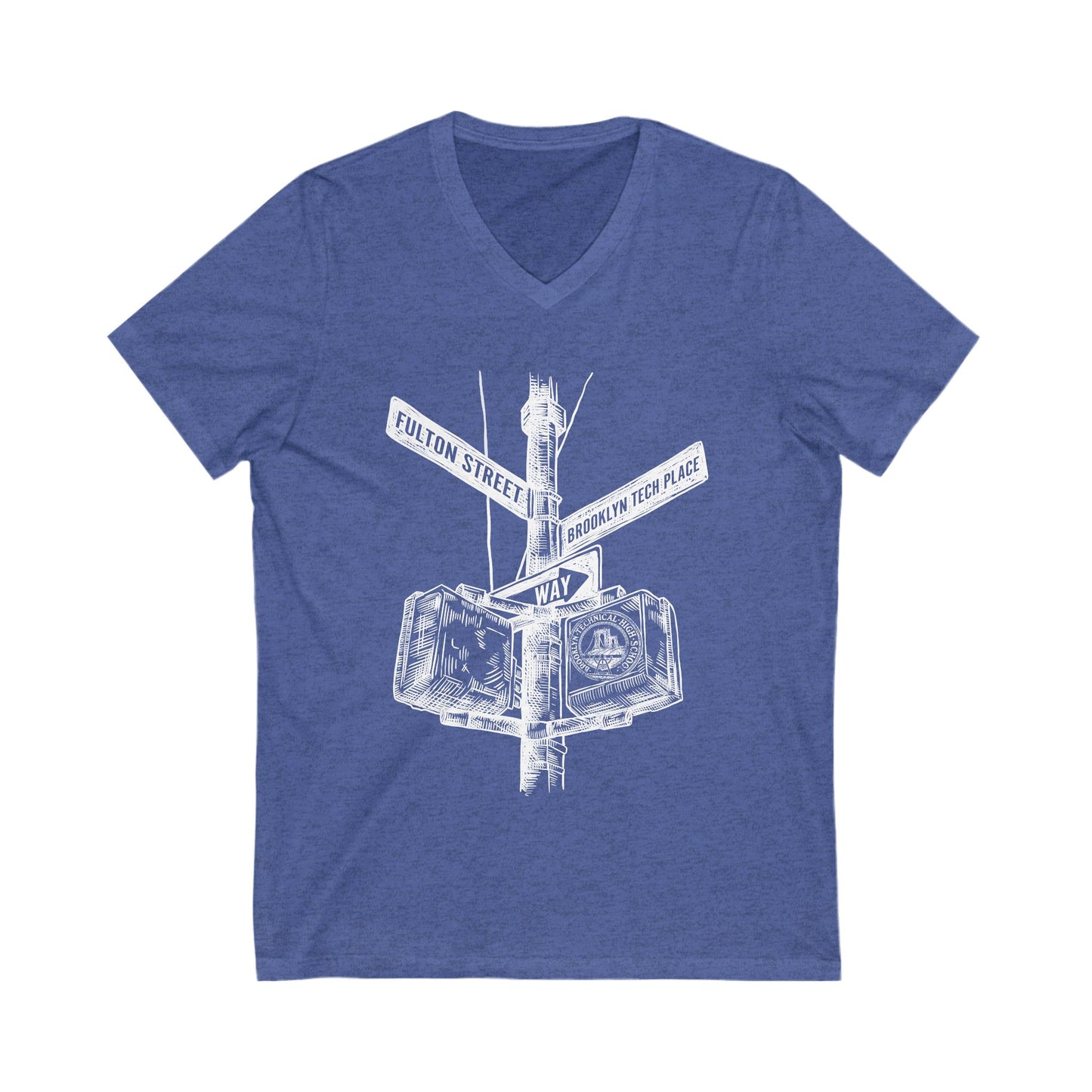 Boutique - Fulton St & Brooklyn Tech Pl - Men's V-Neck Tee