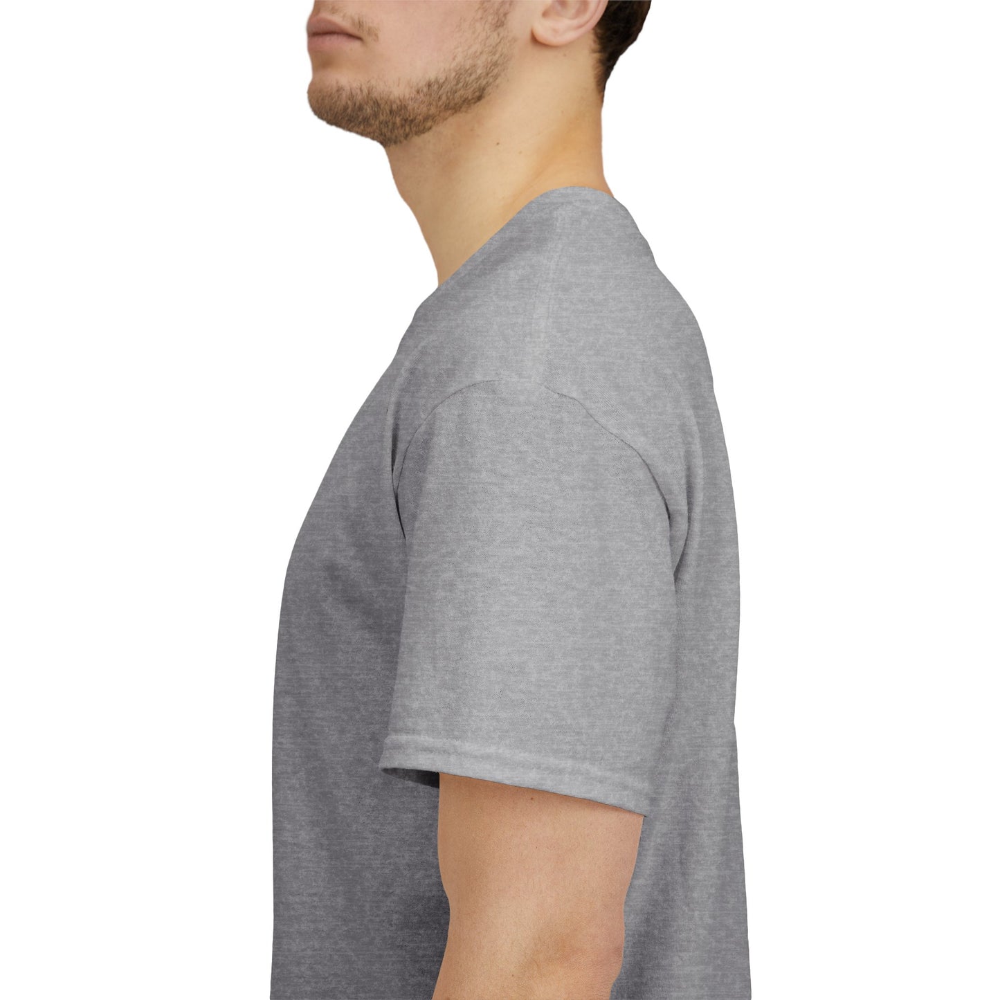 Classic Tech Logo - Blue Graphic - Men's Heavy Cotton T-Shirt