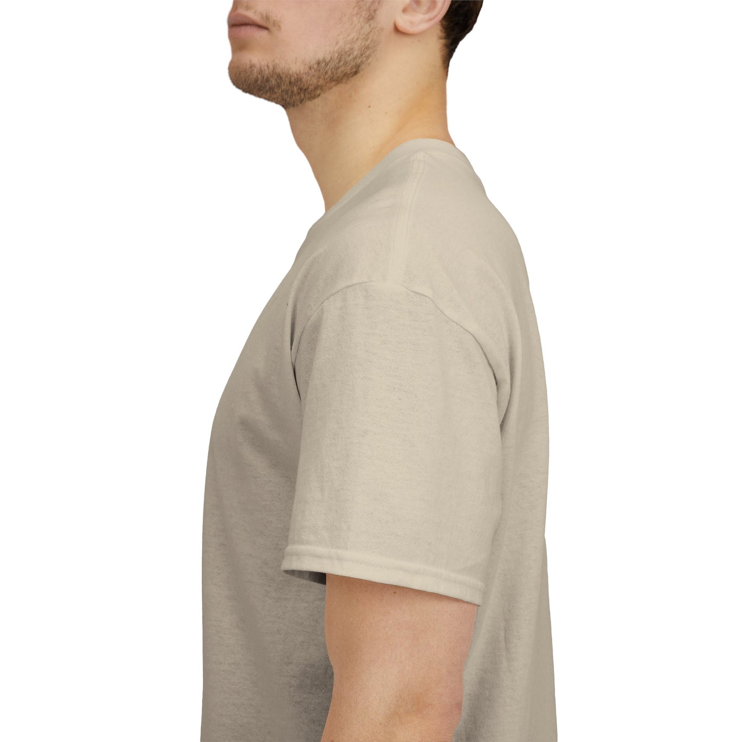 Classic Tech Logo - Blue Graphic - Men's Heavy Cotton T-Shirt
