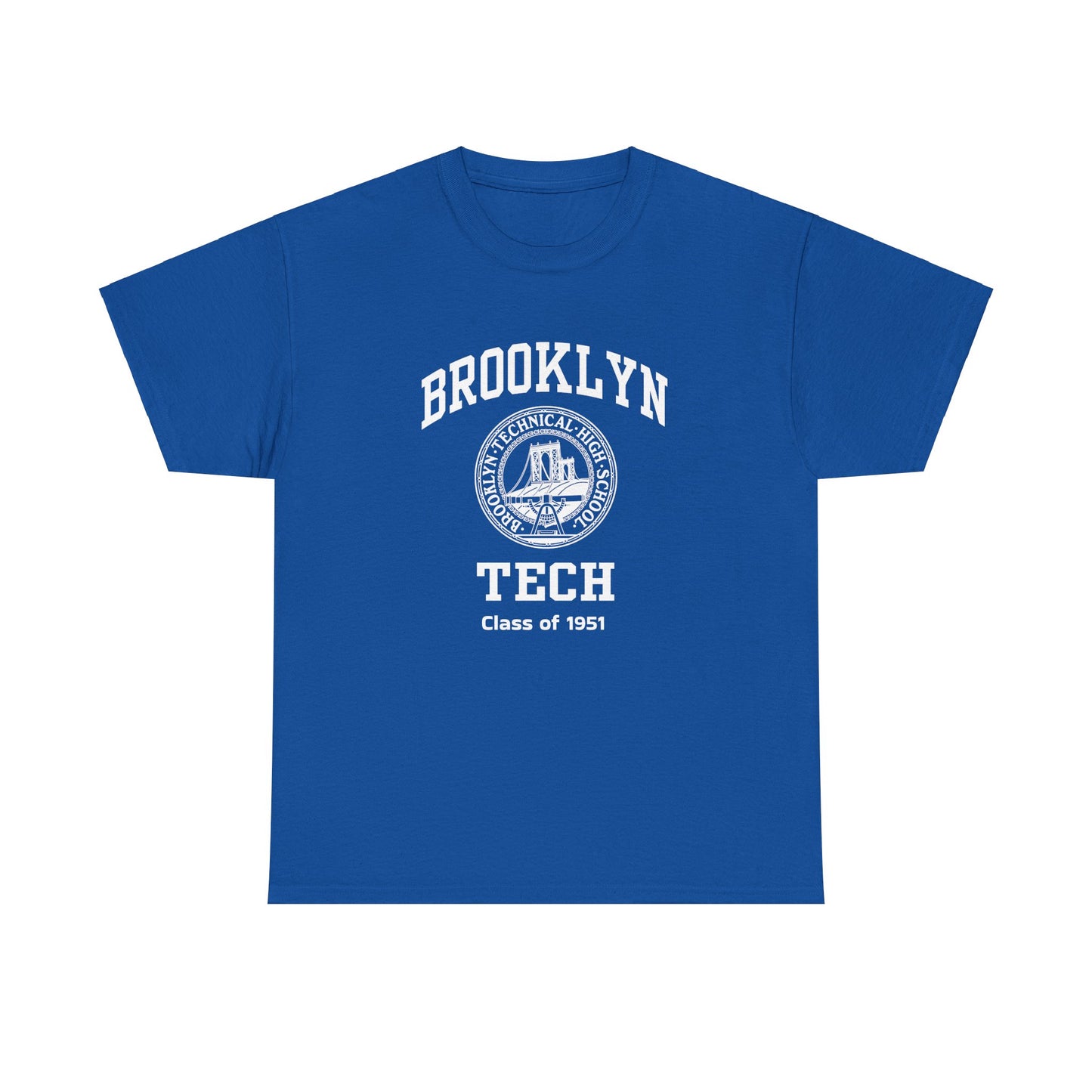 Brooklyn Tech Classic Logo - Men's Heavy Cotton T-Shirt - Class Of 1951
