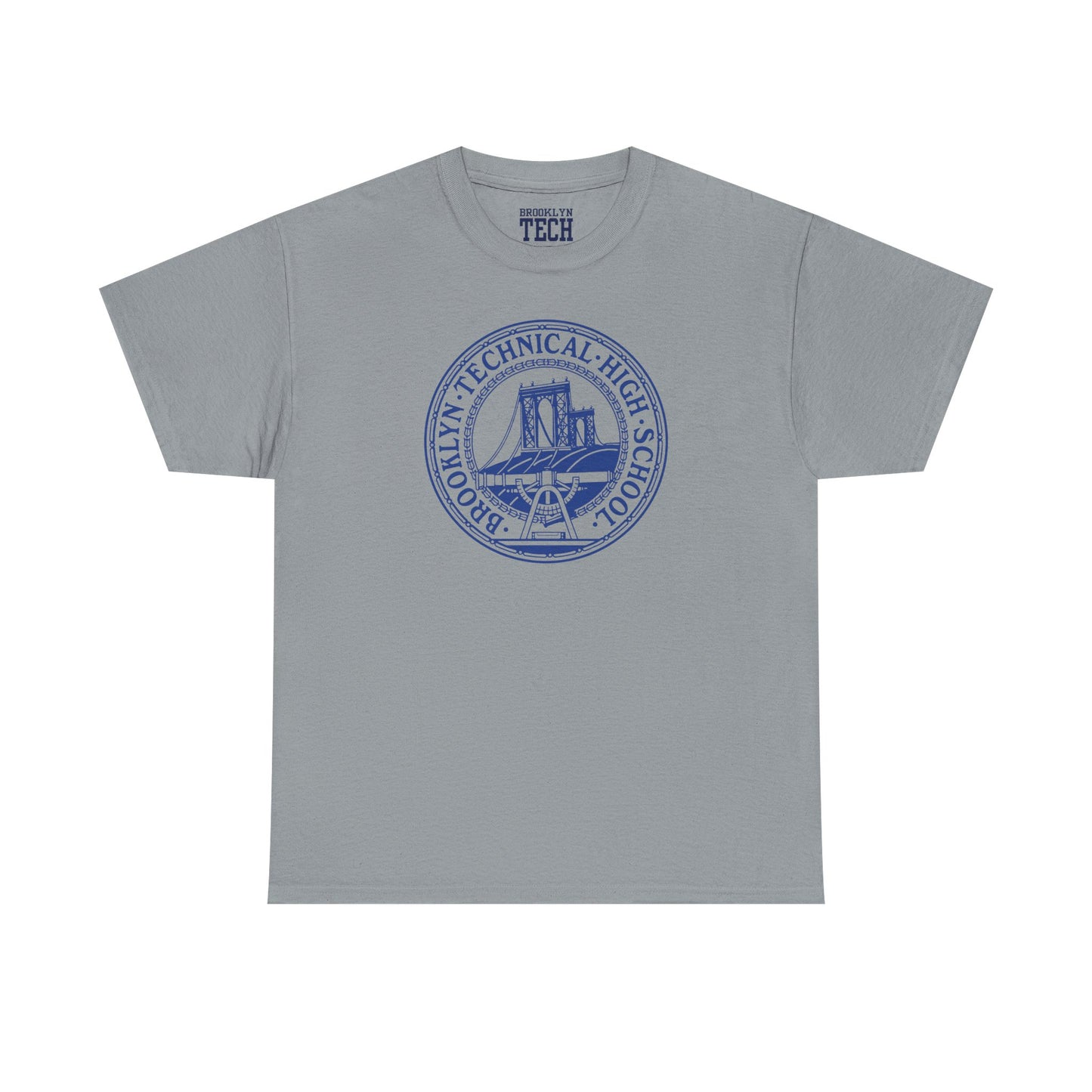 Classic Tech Logo - Blue Graphic - Men's Heavy Cotton Tee