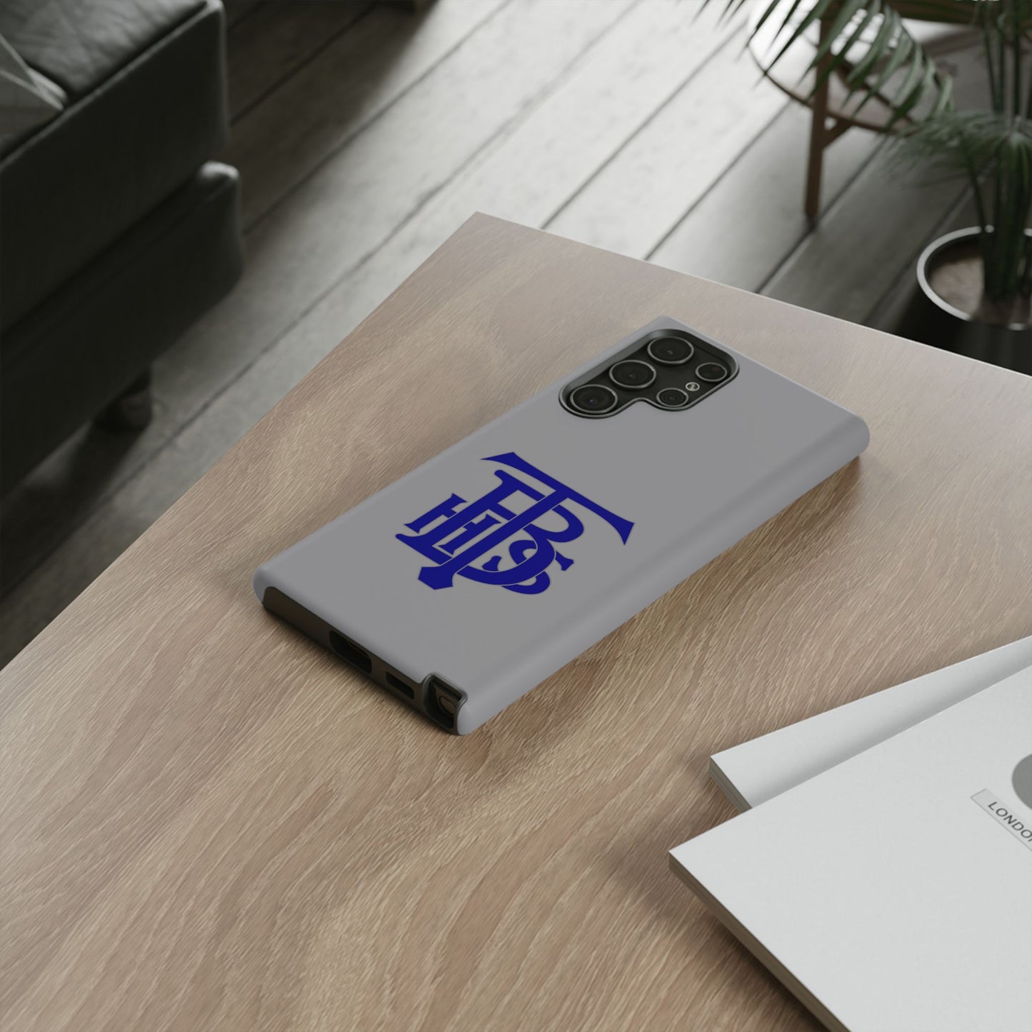 Stacked Logo - Tough Phone Cases - Gray - Samsung phones