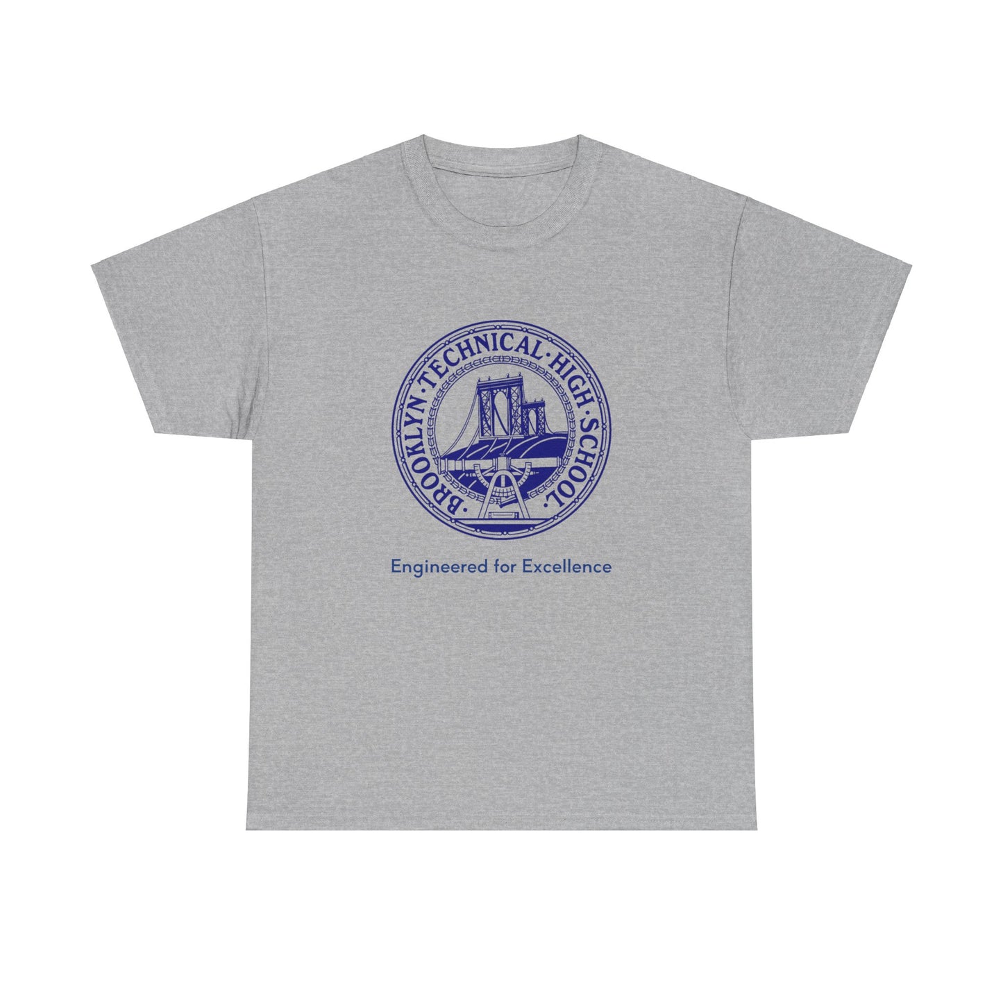 Classic Tech Logo - Engineered For Excellence - Men's Heavy Cotton T-Shirt