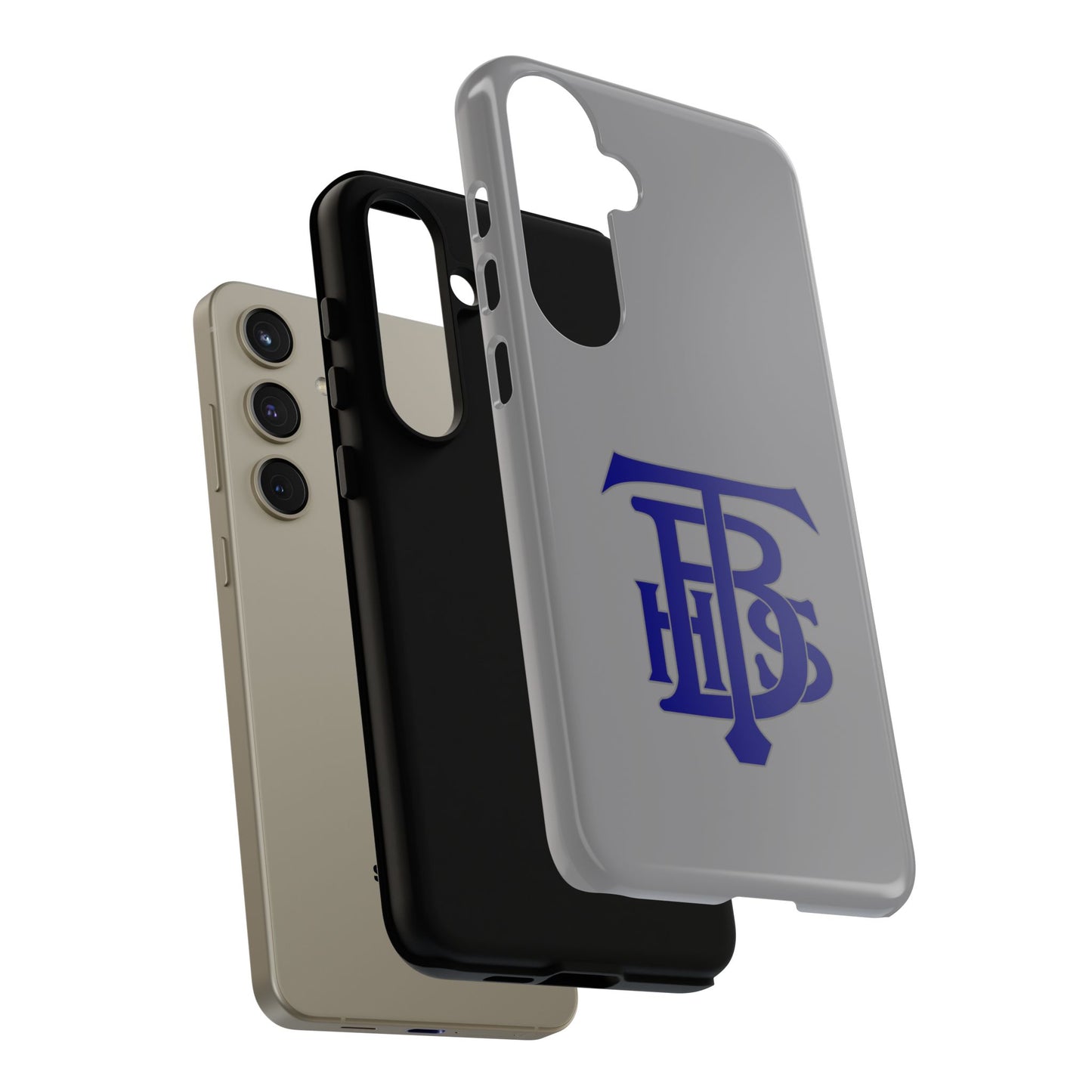 Stacked Logo - Tough Phone Cases - Gray - Samsung phones