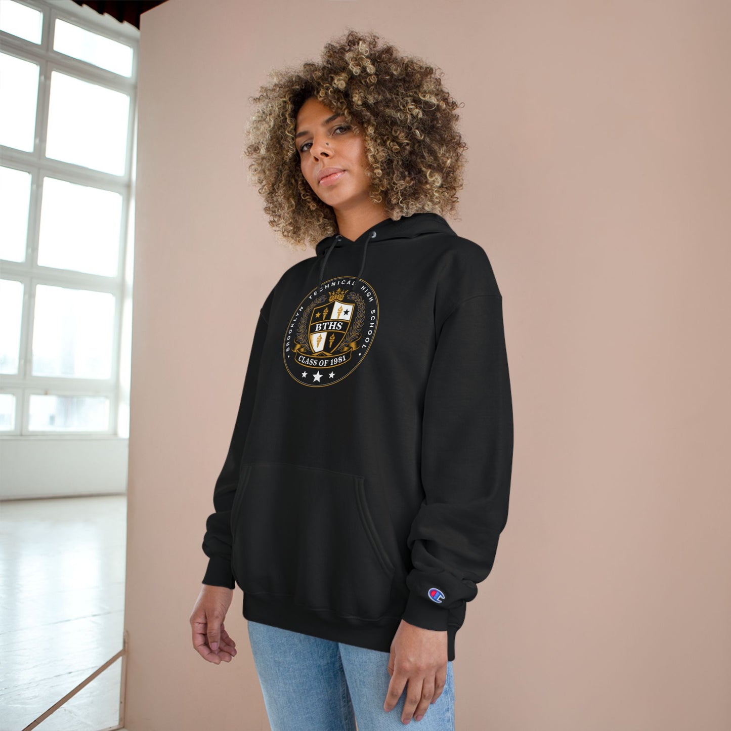 Class of 1981 Champion Hoodie — Black Logo