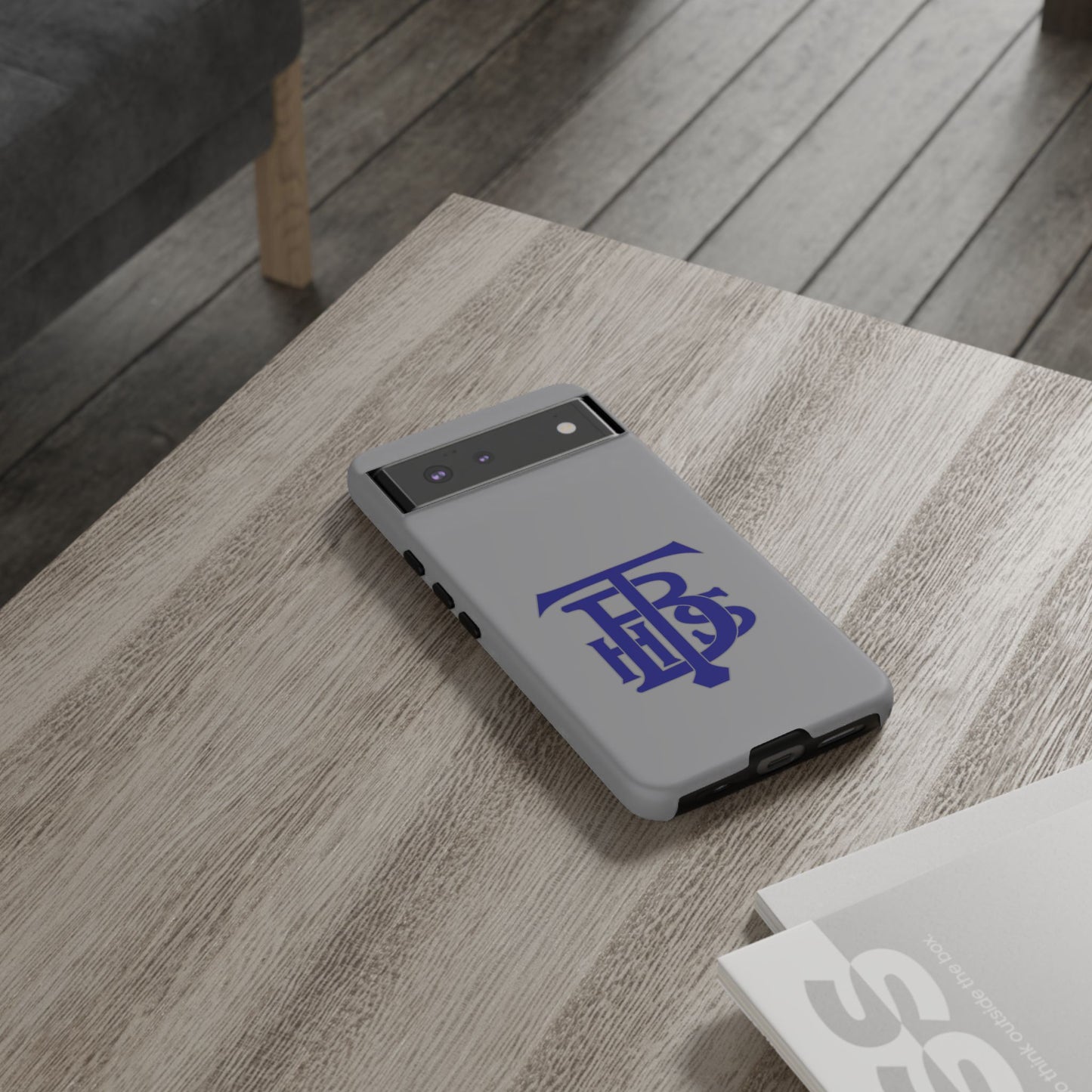 Stacked Logo - Tough Phone Cases - Gray - Google phones