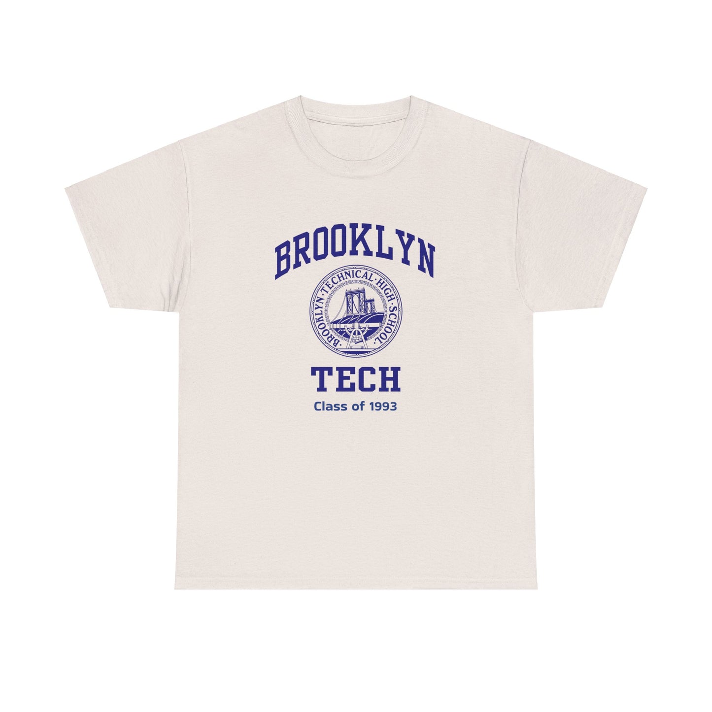 Brooklyn Tech Classic Logo - Men's Heavy Cotton T-Shirt - Class Of 1993