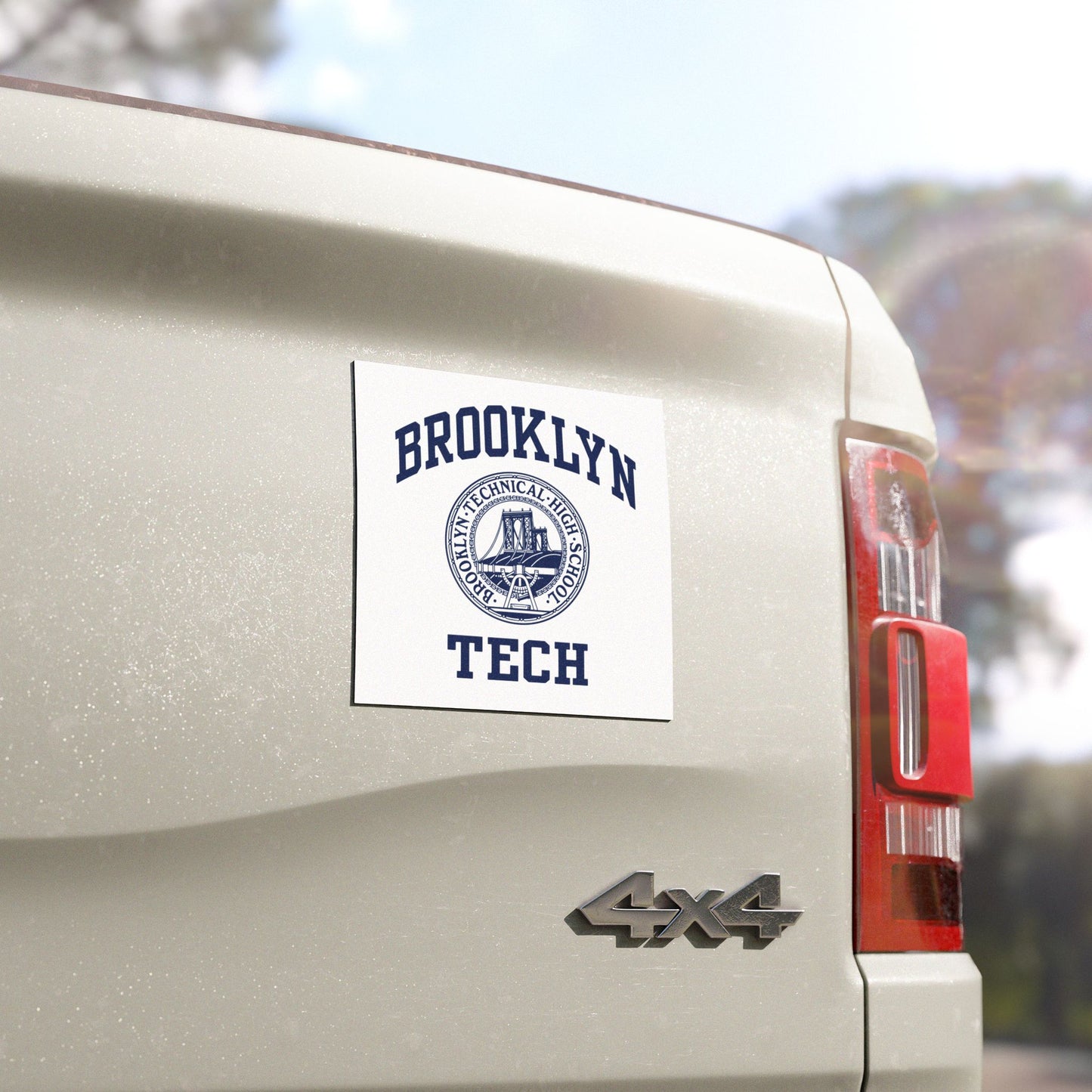 Classic Logo with Brooklyn Tech Car Magnet