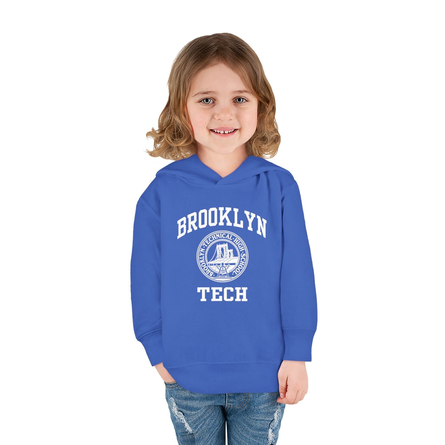 Family - Brooklyn Tech Classic Logo - Toddler Pullover Fleece Hoodie