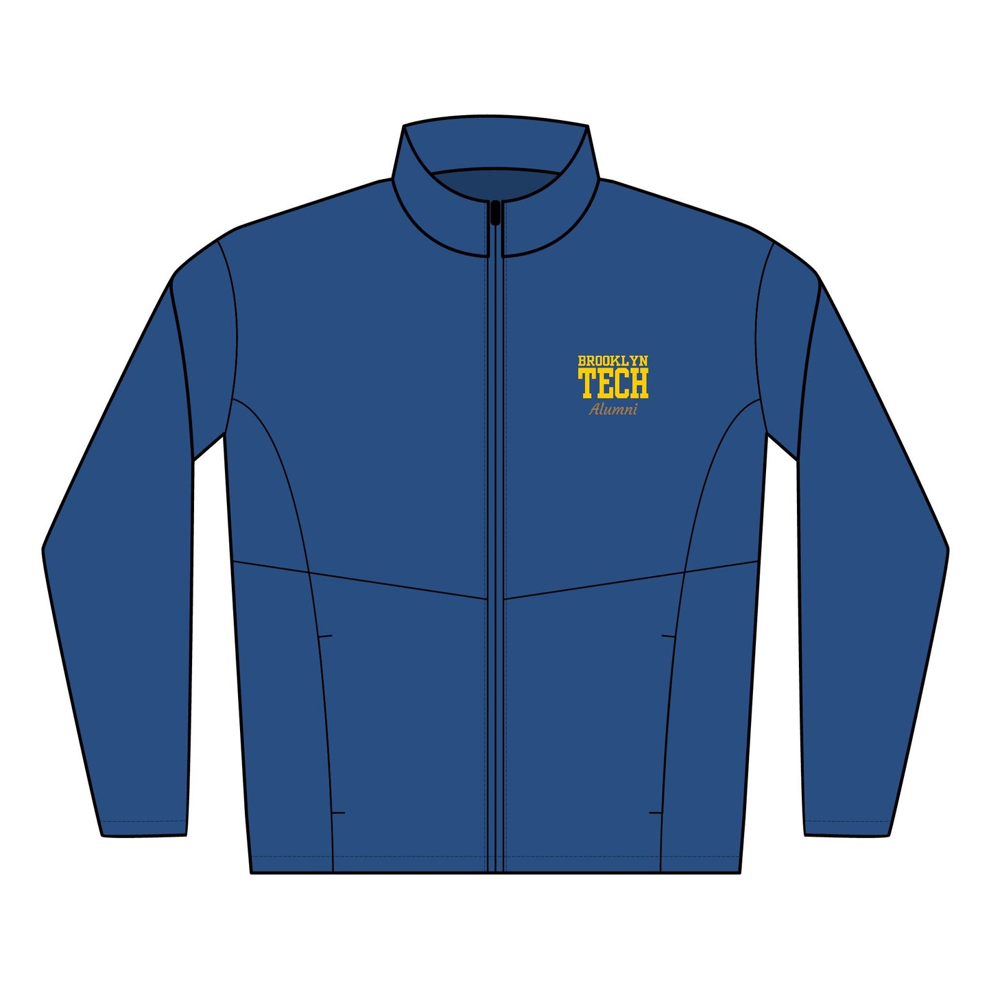 Brooklyn Tech Alumni Embroidered Tech Logo Soft Shell Jacket