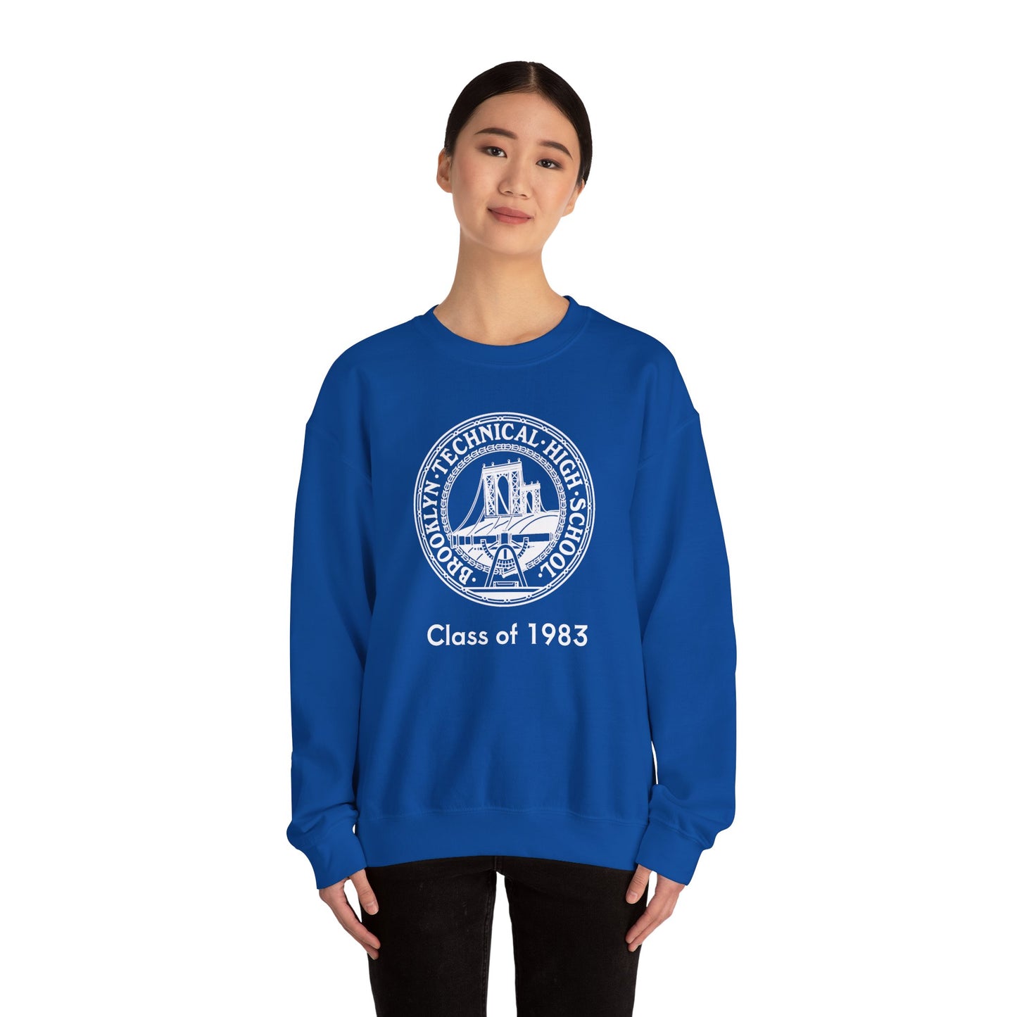 Classic Tech Logo - Men's Heavy Blend Crewneck Sweatshirt - Class Of 1983