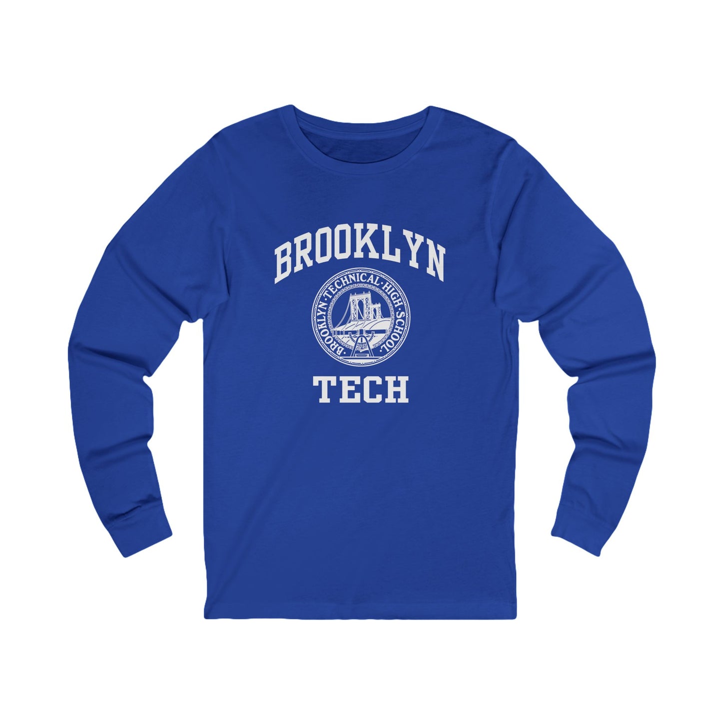 Brooklyn Tech Classic Logo - Men's Long Sleeve Jersey Tee