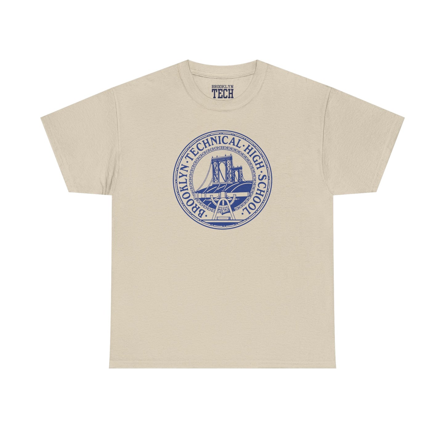 Classic Tech Logo - Blue Graphic - Men's Heavy Cotton Tee