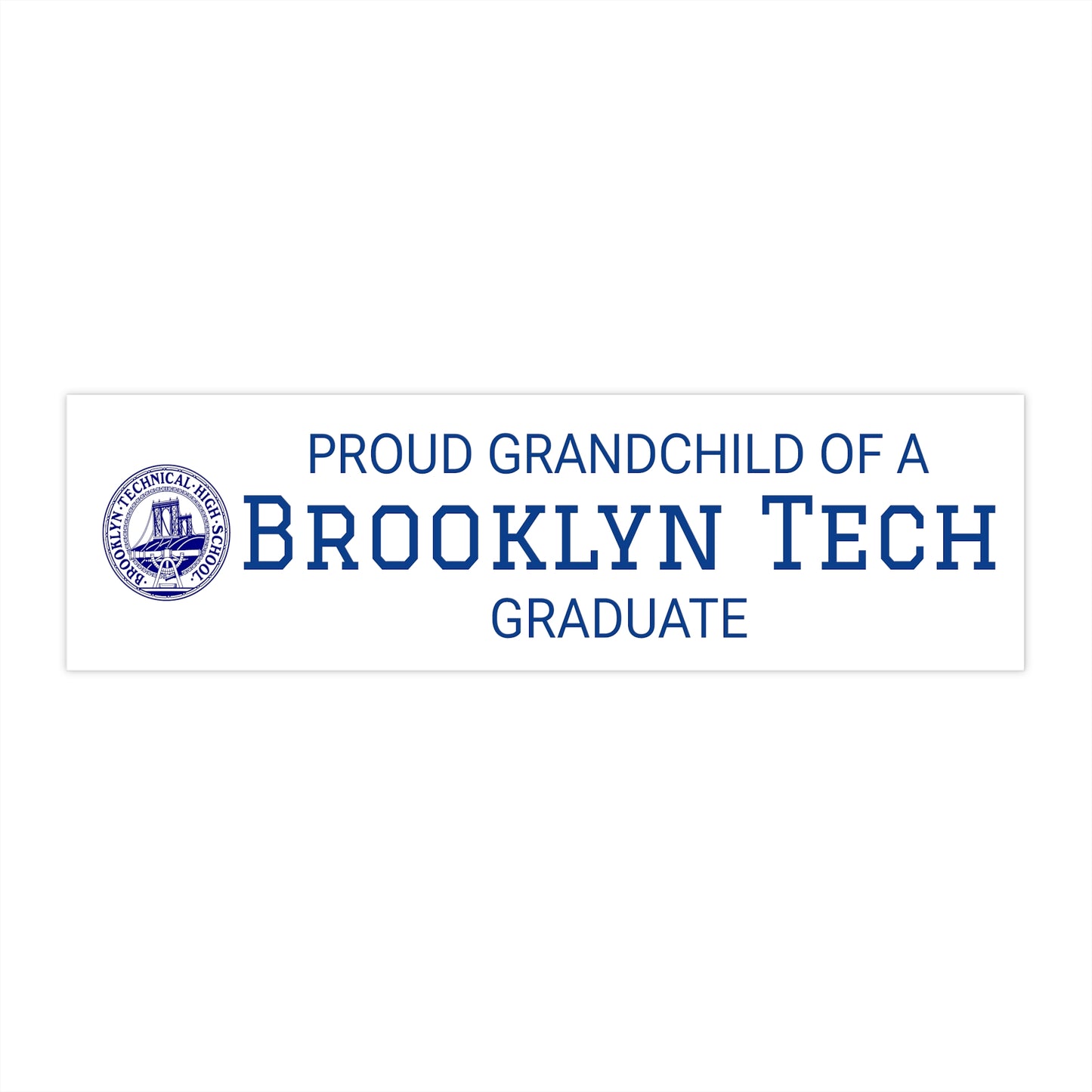 Family - Bumper Stickers - Proud Grandchild - White