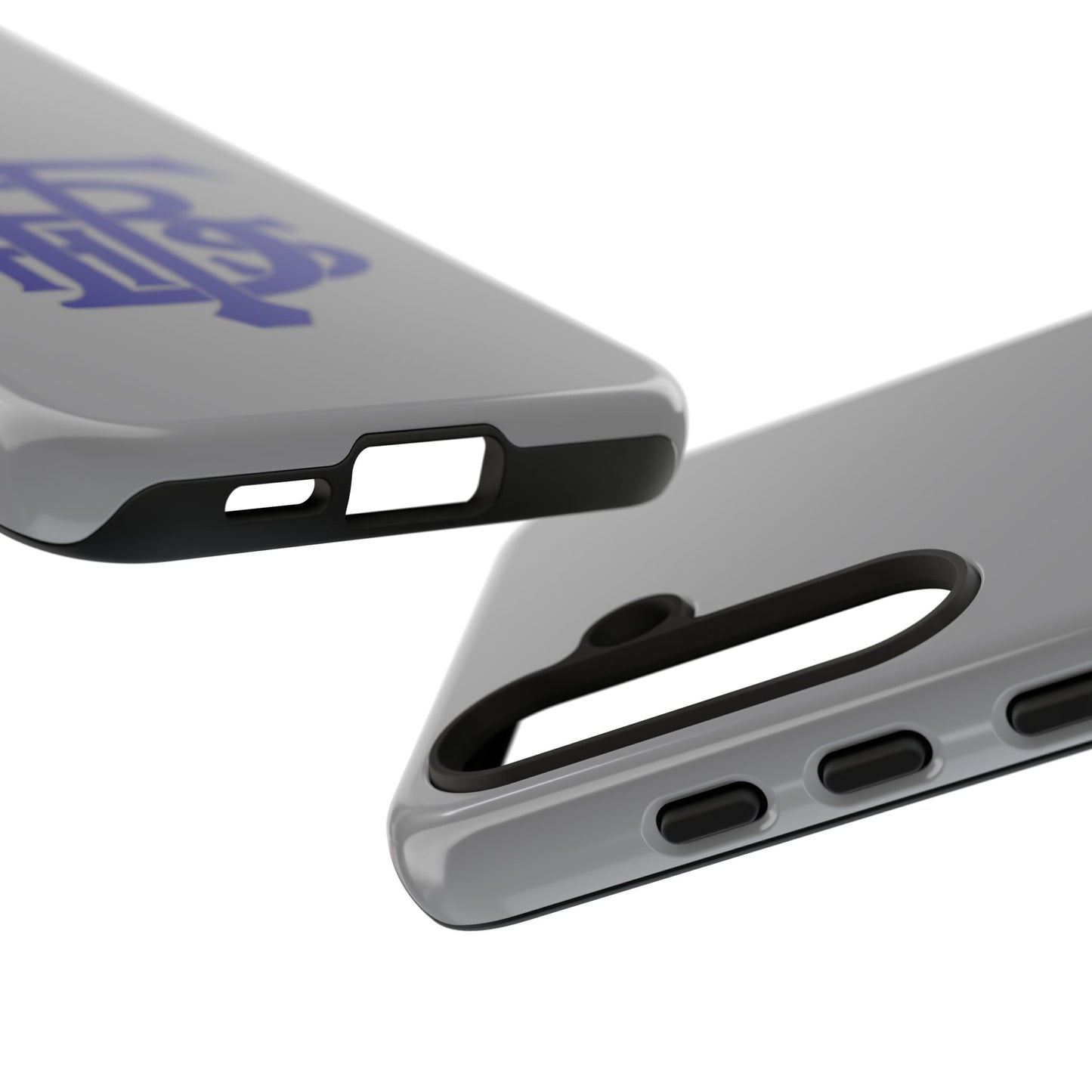 Stacked Logo - Tough Phone Cases - Gray - Samsung phones
