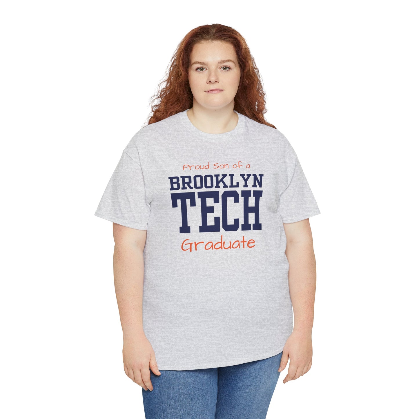 Family - Proud Daughter Of A Tech Graduate - Unisex Heavy Cotton T-Shirt