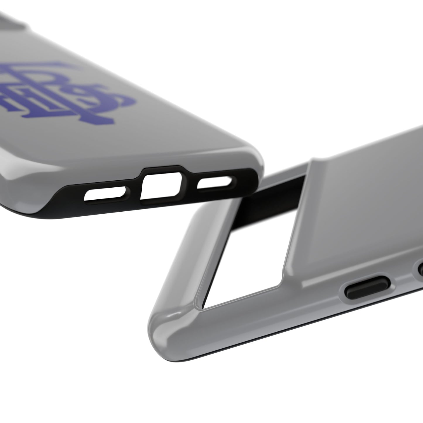 Stacked Logo - Tough Phone Cases - Gray - Google phones