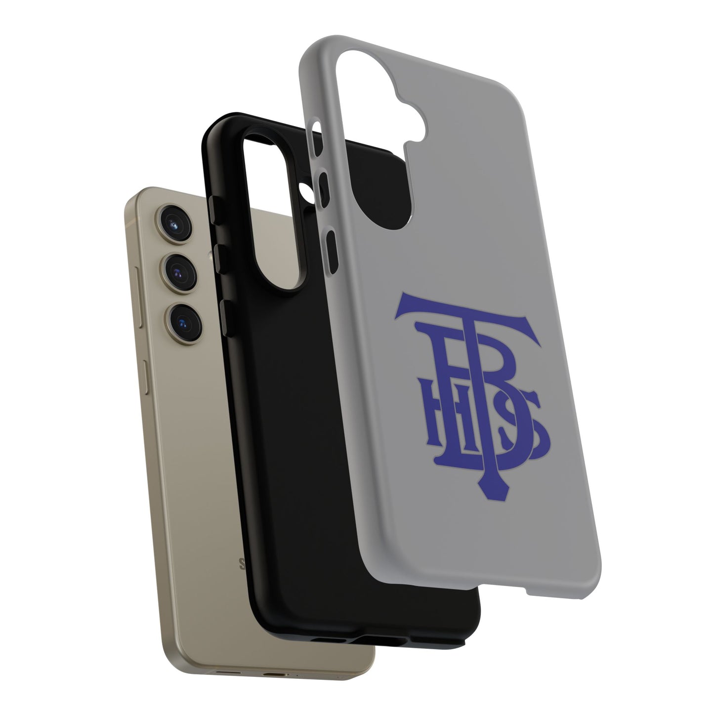 Stacked Logo - Tough Phone Cases - Gray - Samsung phones