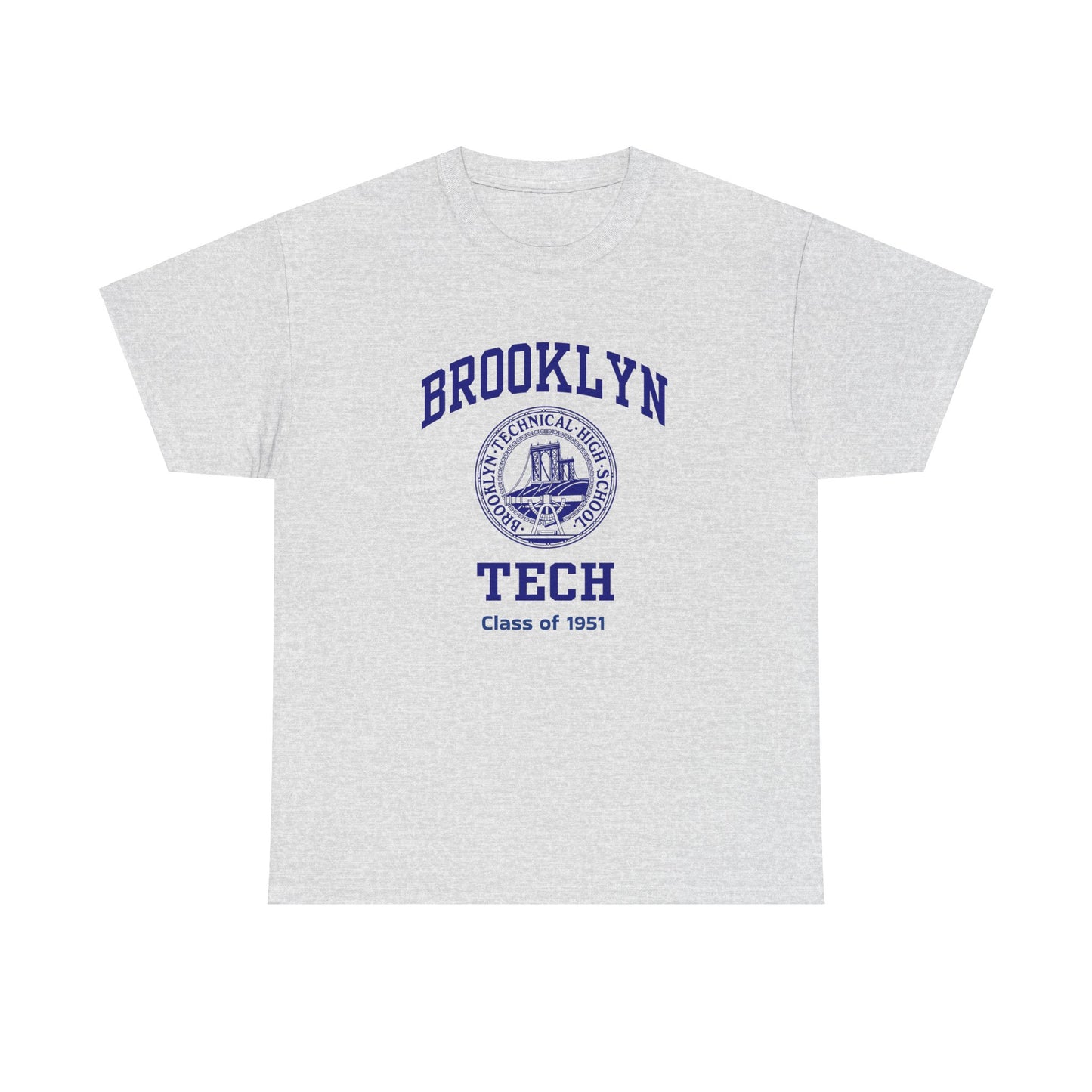 Brooklyn Tech Classic Logo - Men's Heavy Cotton T-Shirt - Class Of 1951