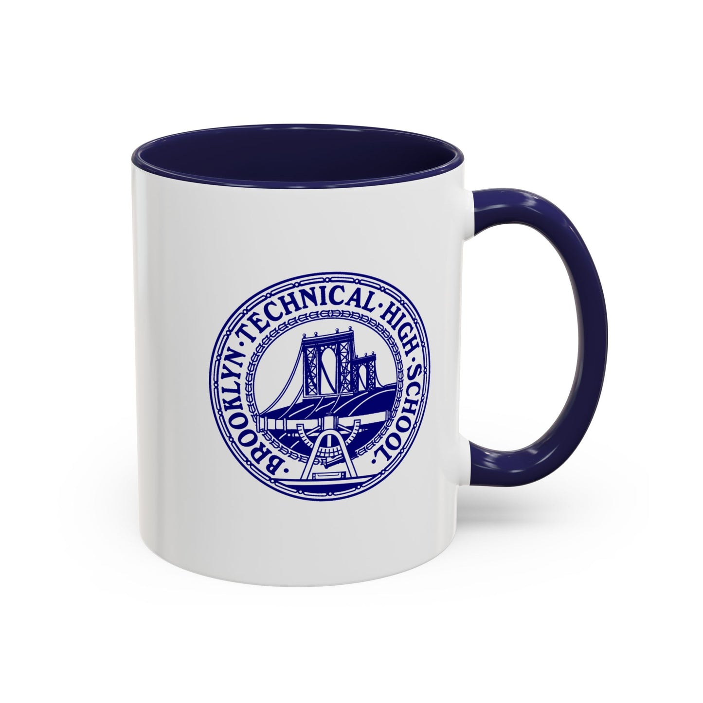 Classic Tech Logo - Accent Coffee Mug - White