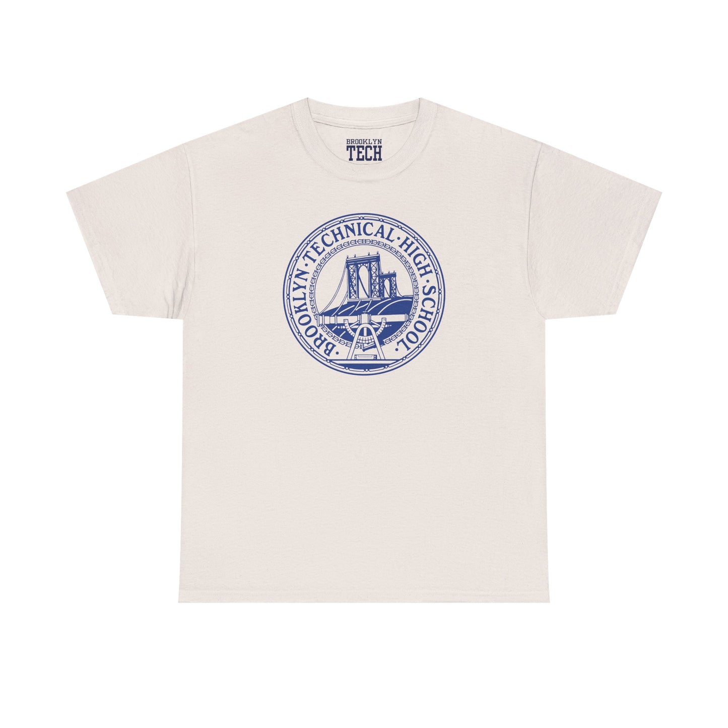 Classic Tech Logo - Blue Graphic - Men's Heavy Cotton Tee