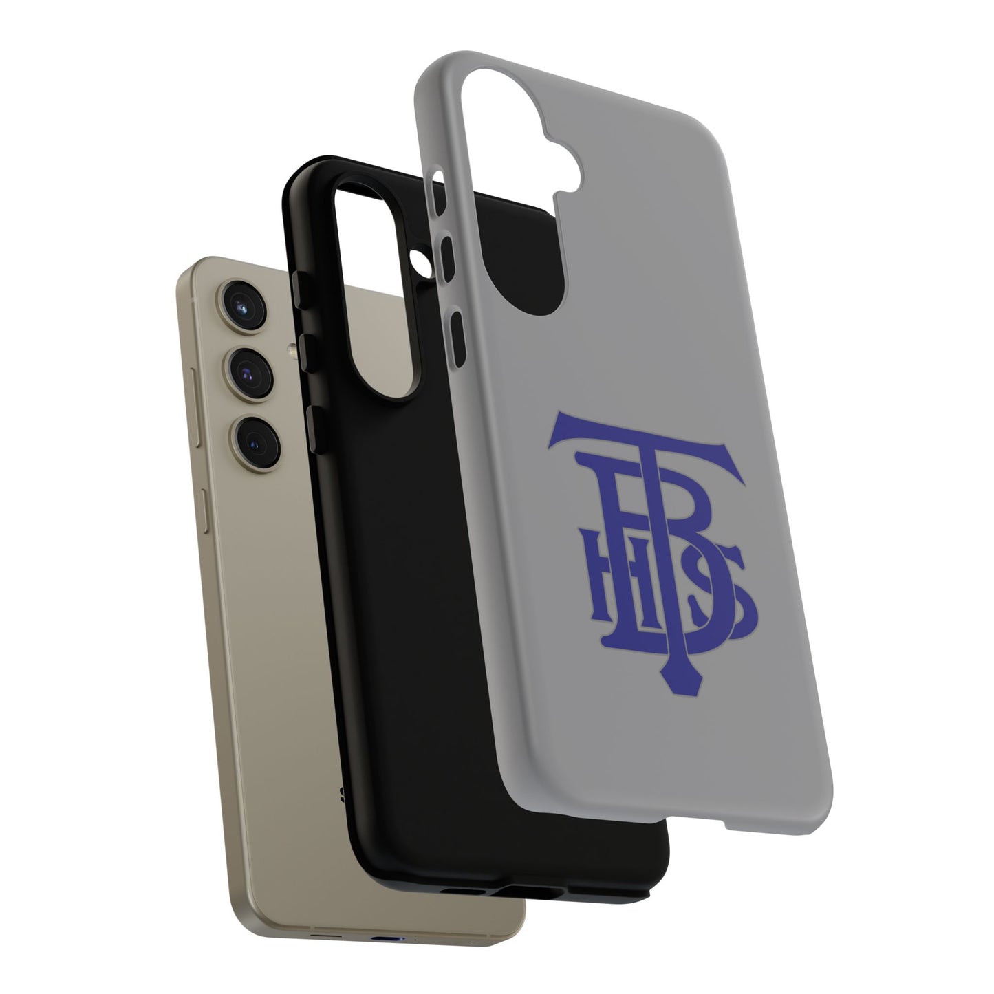 Stacked Logo - Tough Phone Cases - Gray - Samsung phones