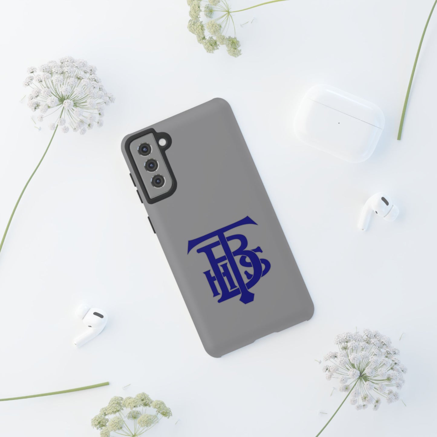 Stacked Logo - Tough Phone Cases - Gray - Samsung phones