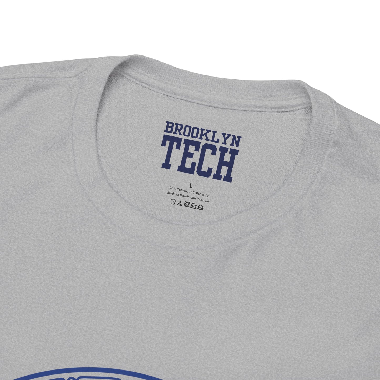 Classic Tech Logo - Blue Graphic - Men's Heavy Cotton T-Shirt