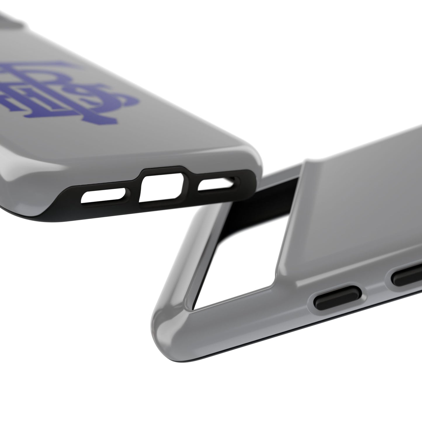 Stacked Logo - Tough Phone Cases - Gray - Google phones